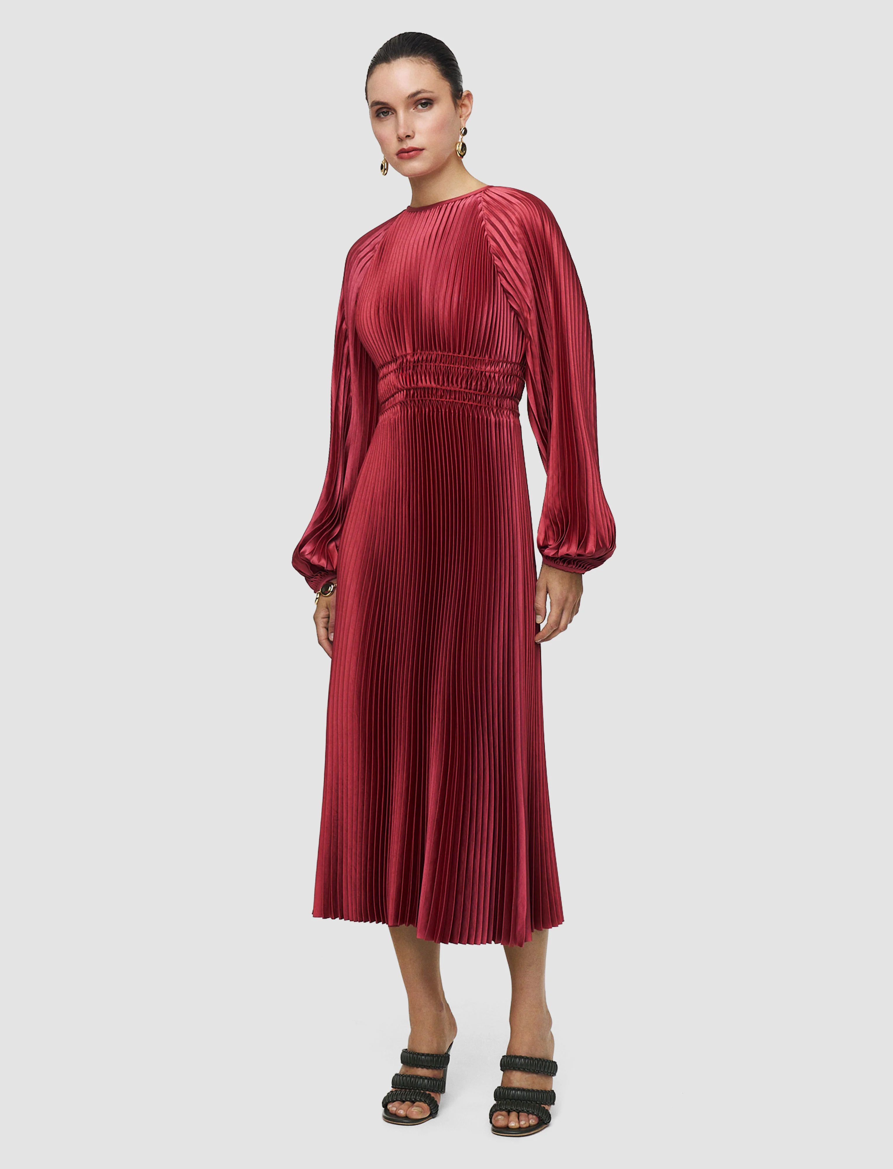 Ortiz Pleated Woven Dress - Image 2
