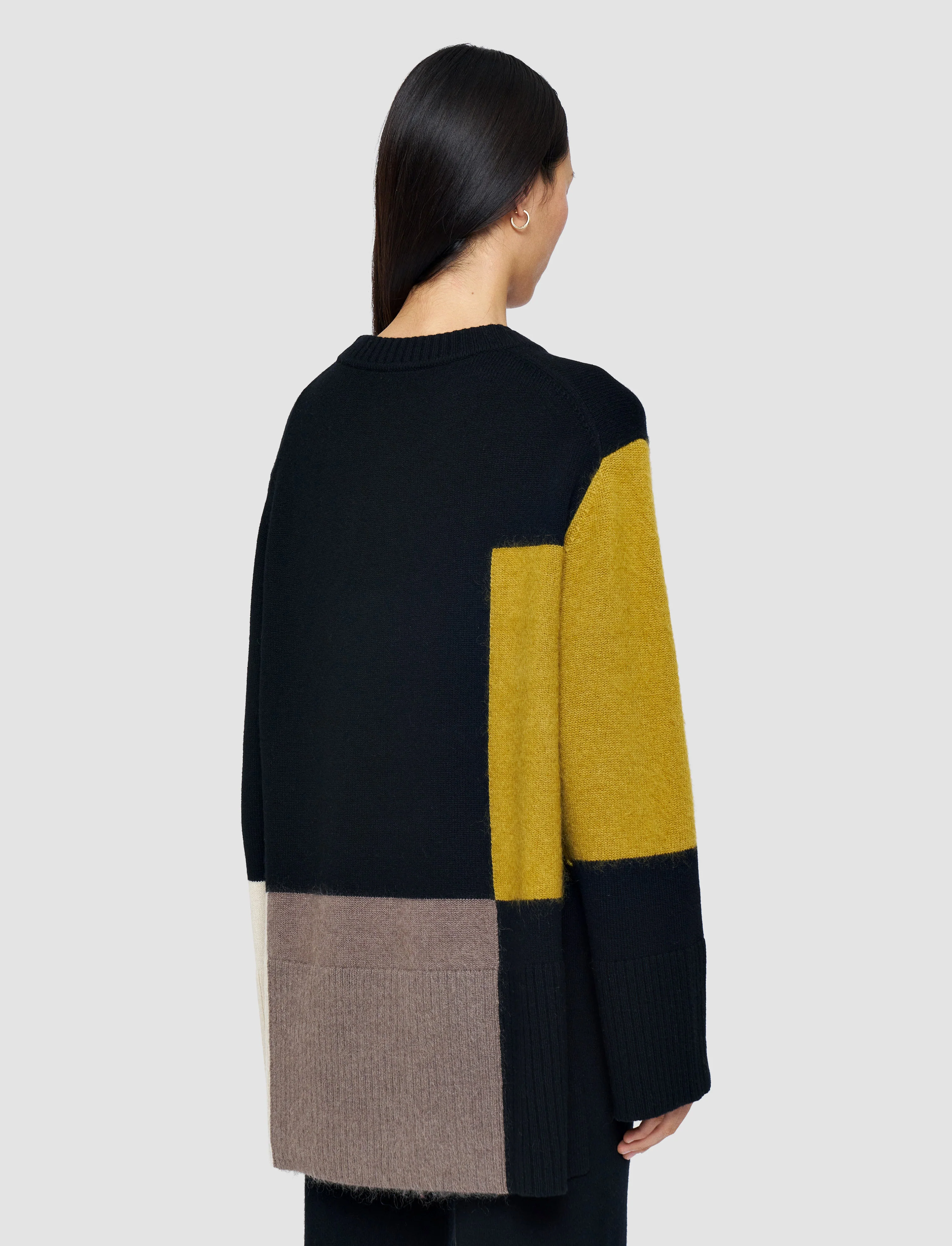 Overlay Merino Wool Jumper - Image 4