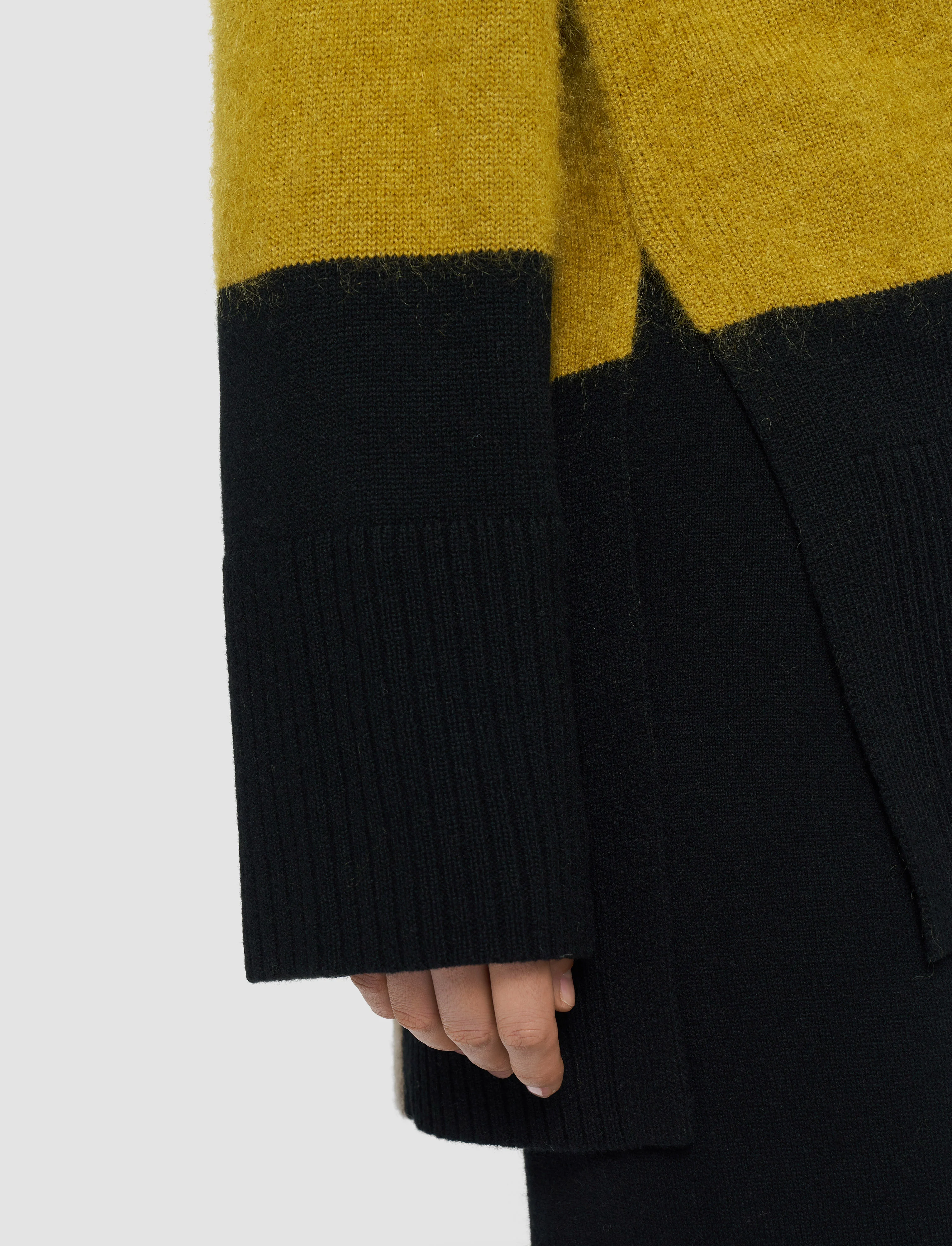 Overlay Merino Wool Jumper - Image 5