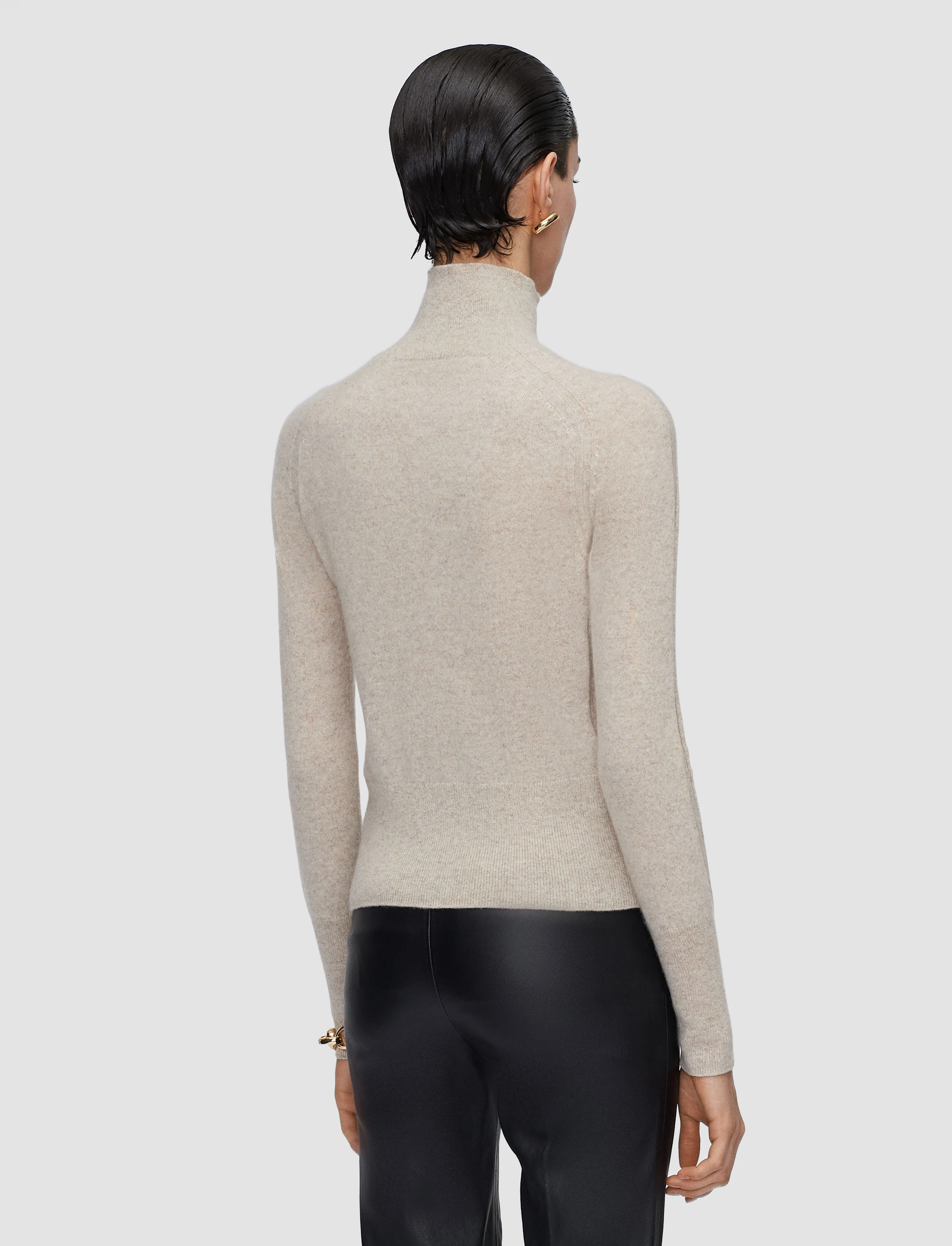 Oxna Light Pure Cashmere High Neck Jumper - Image 4