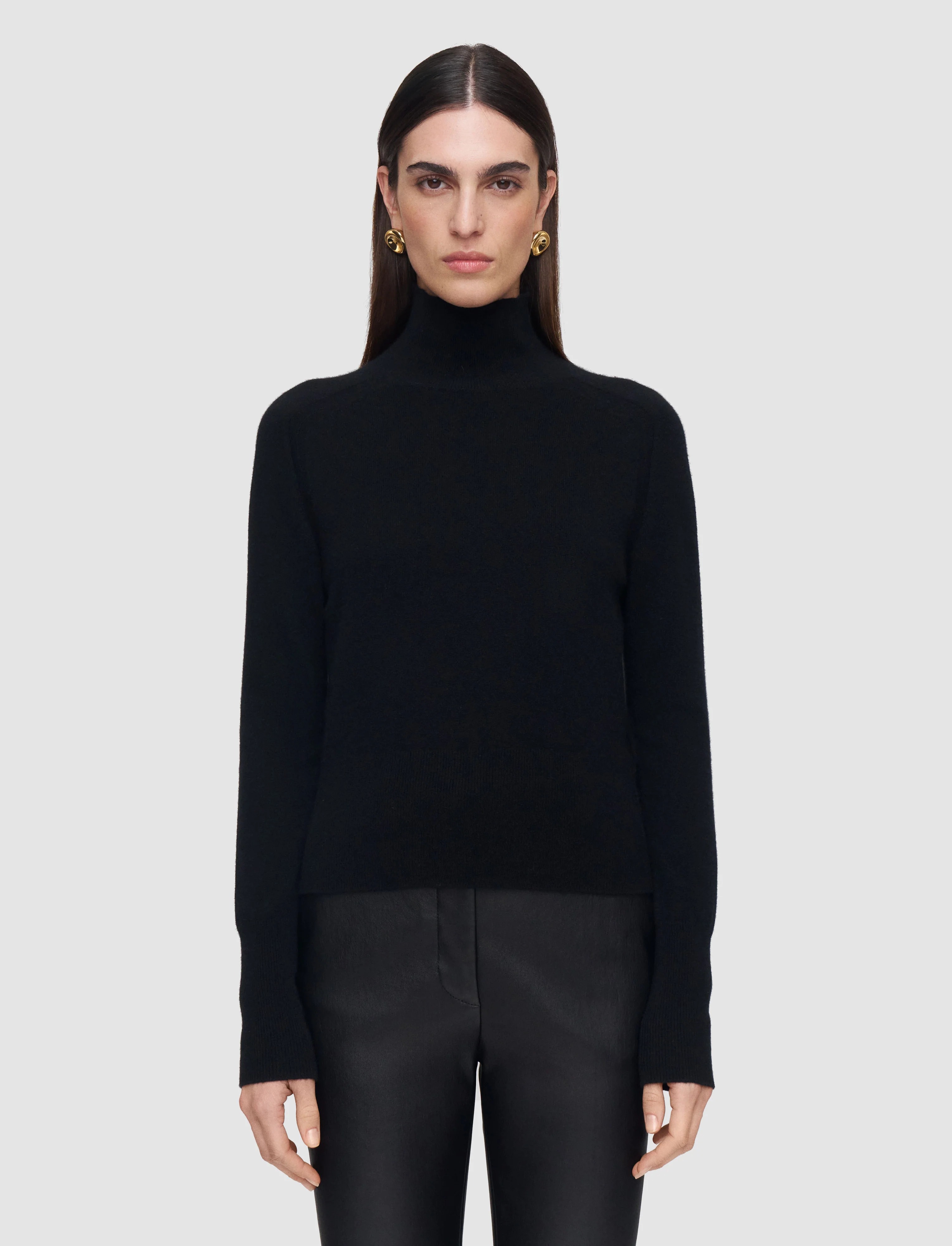 Oxna Light Pure Cashmere High Neck Jumper - Image 3