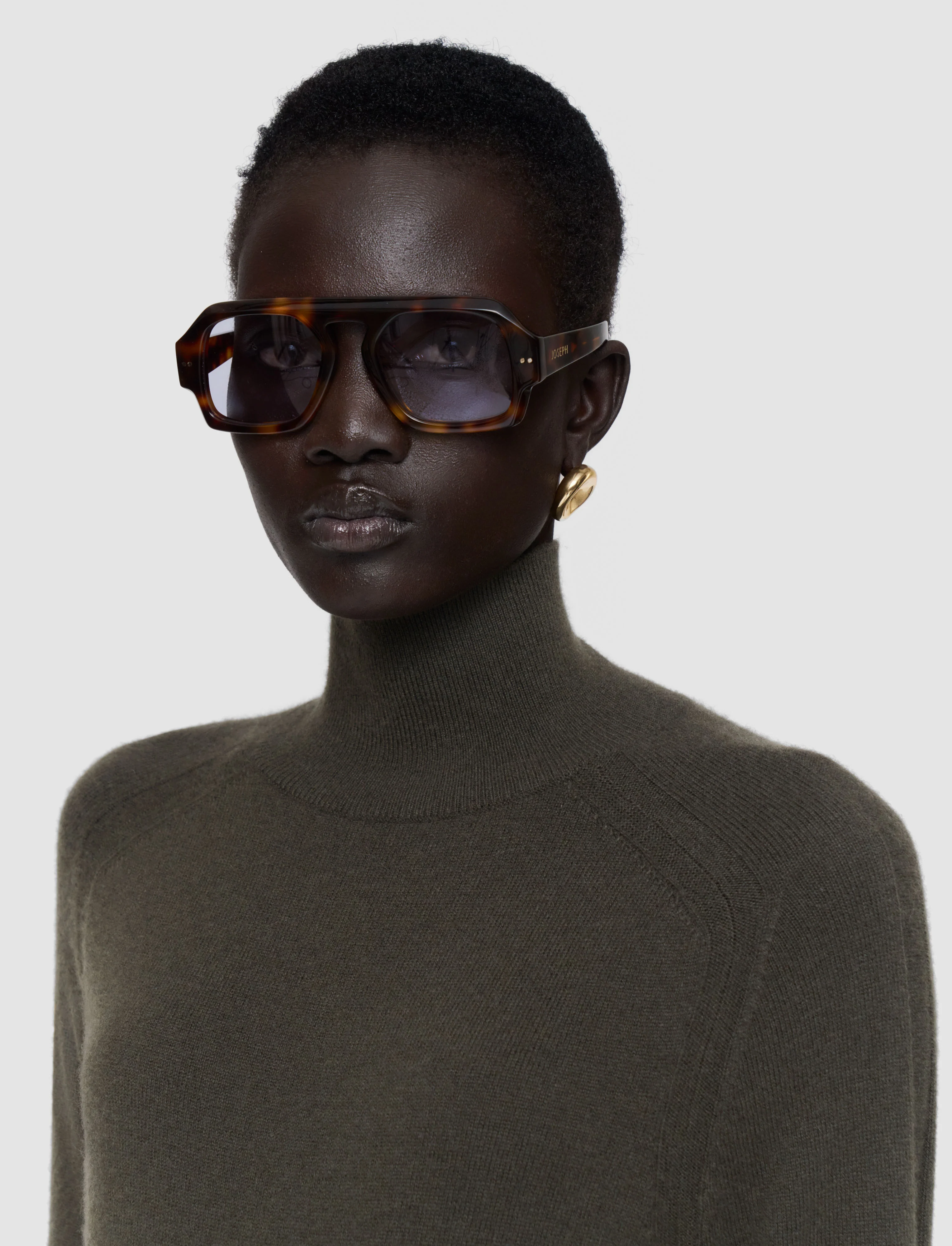 Oxna Light Pure Cashmere High Neck Jumper - Image 5