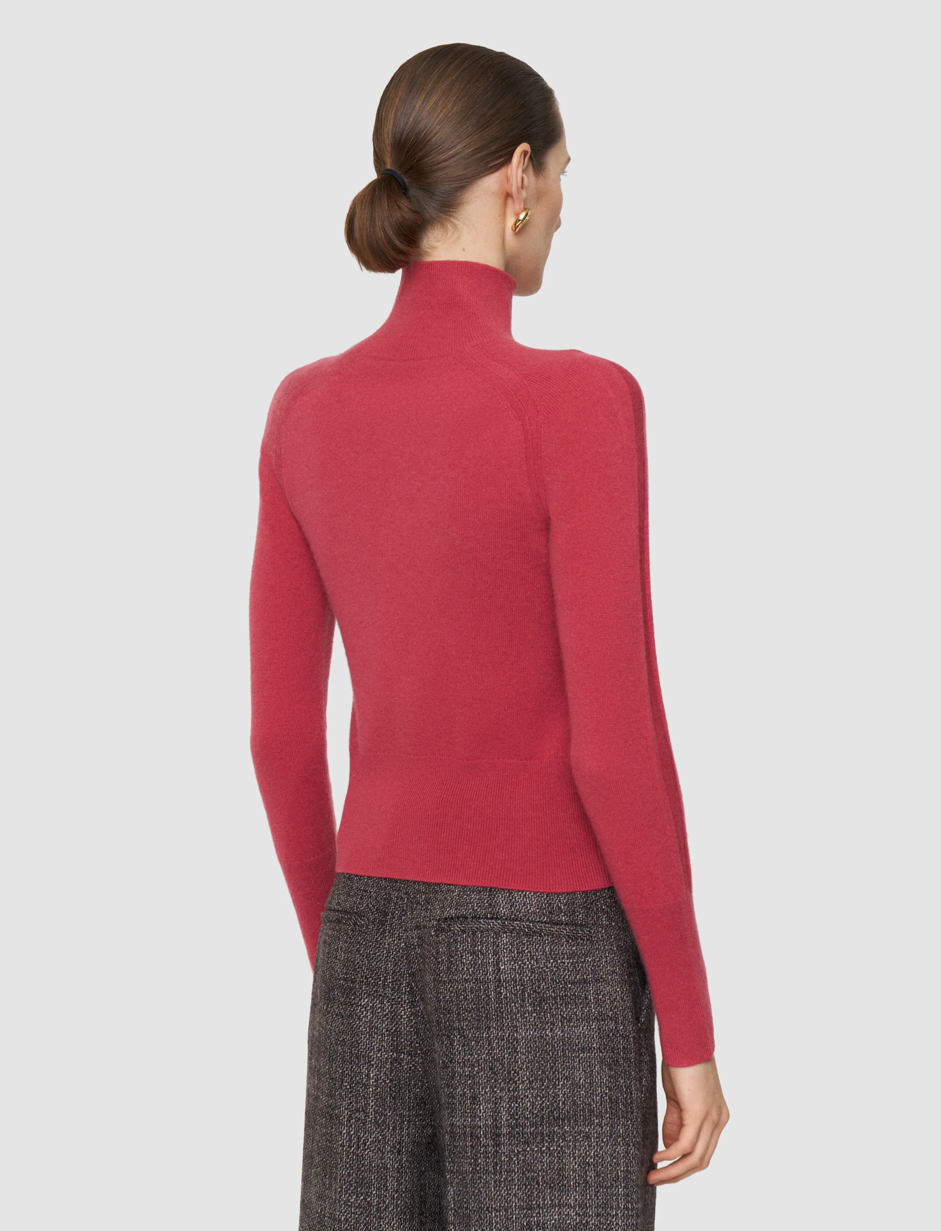 Oxna Light Pure Cashmere High Neck Jumper - Image 3