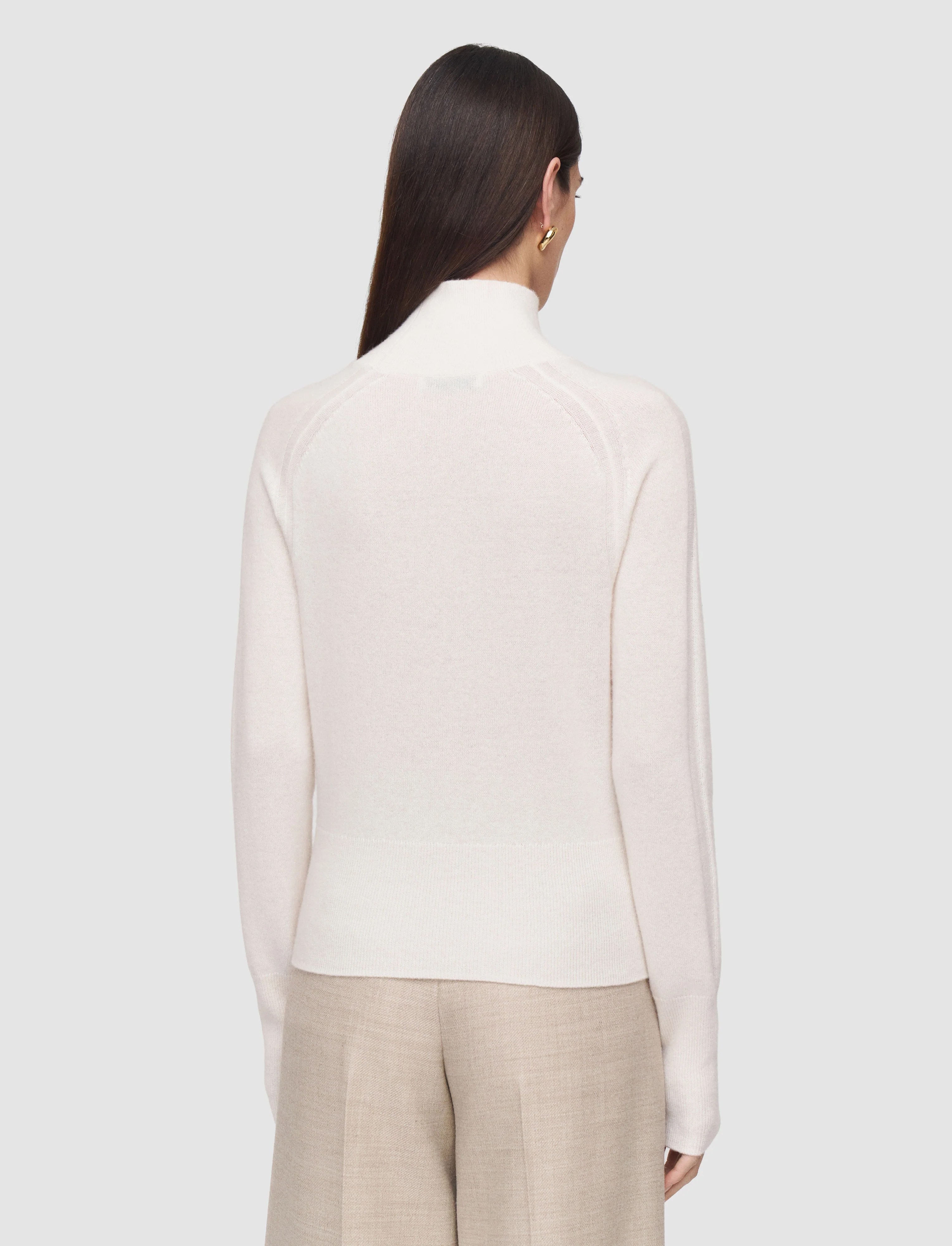 Oxna Light Pure Cashmere High Neck Jumper - Image 4