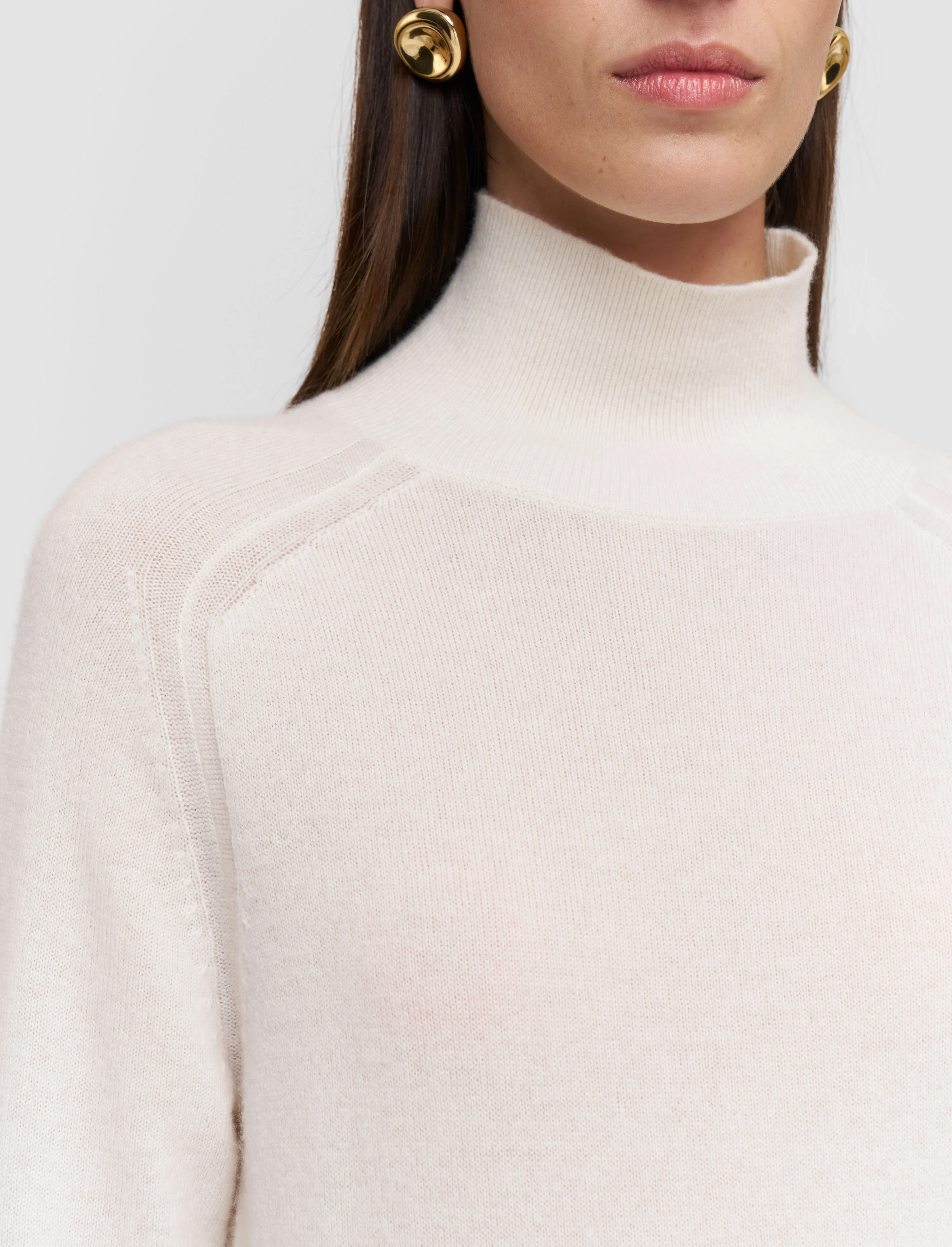 Oxna Light Pure Cashmere High Neck Jumper - Image 5