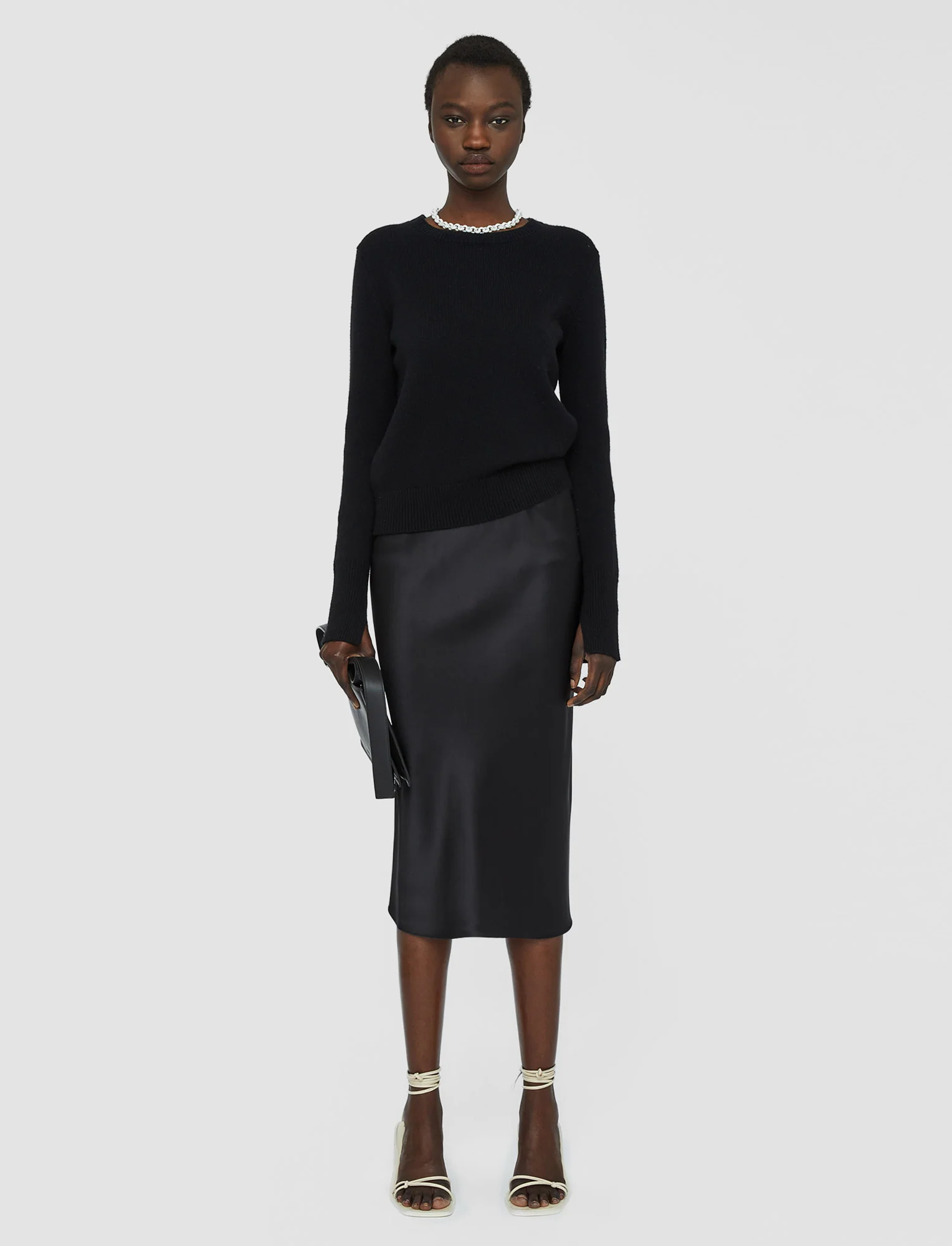 Pure Cashmere Round Neck Jumper - Image 2