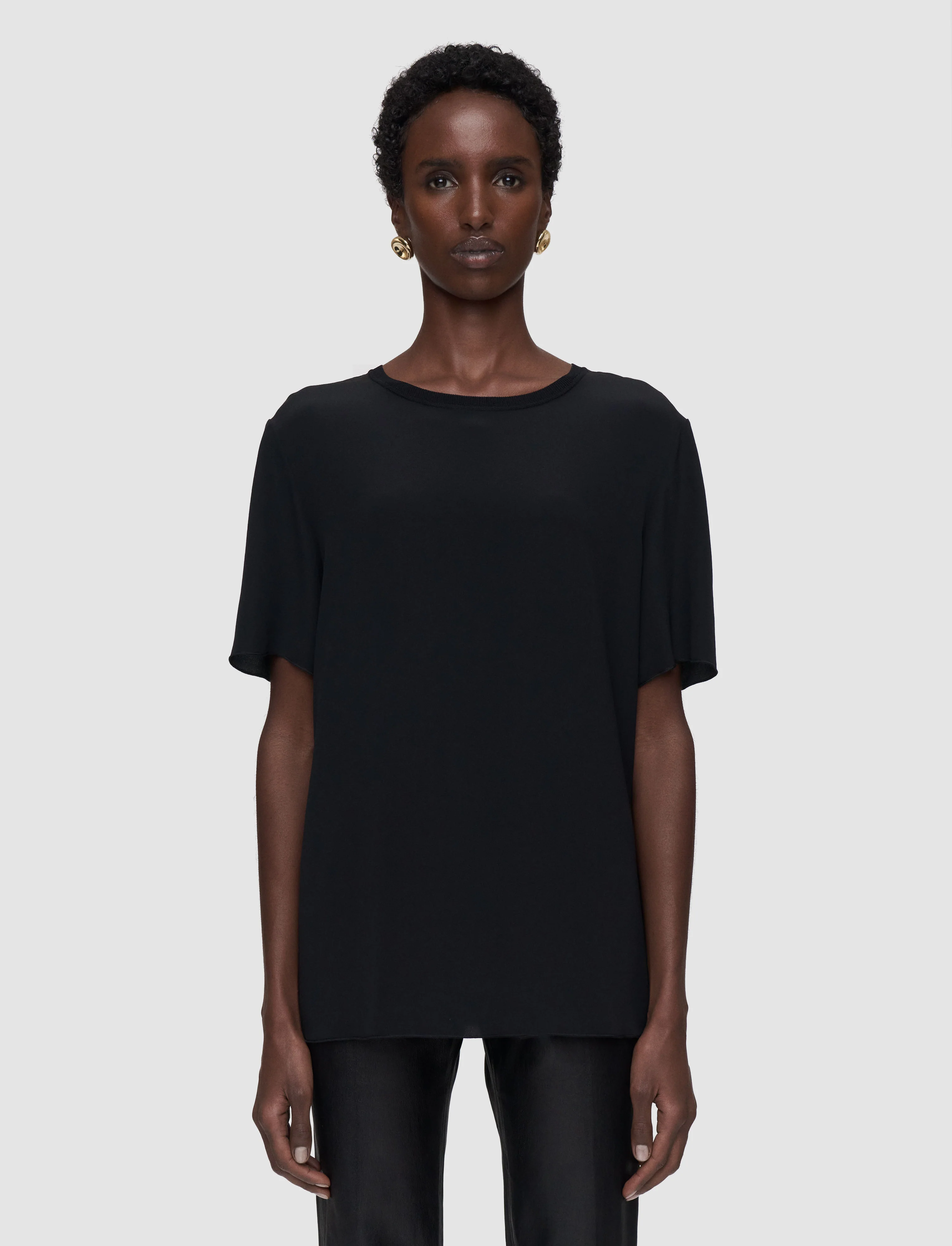 Rubin Crepe de Soie Silk Blouse - Image 3