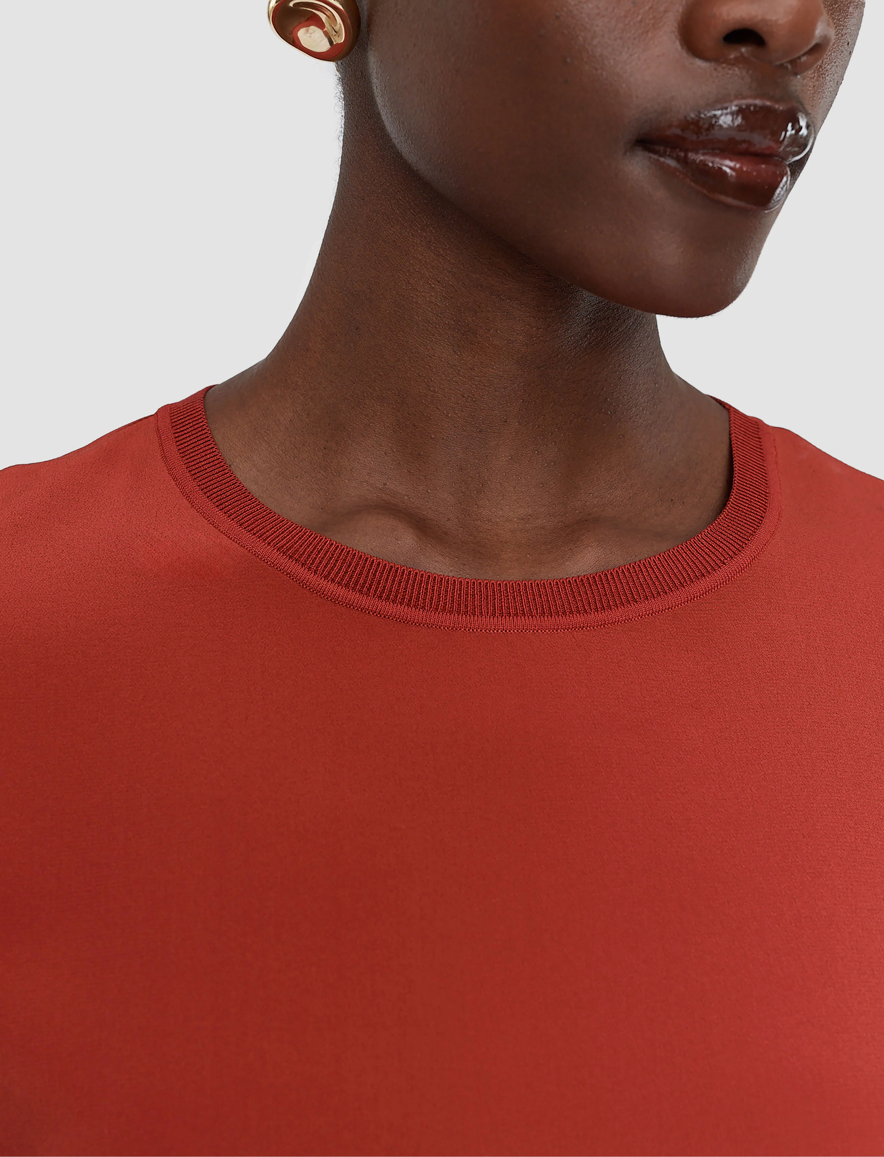 Rubin Crepe de Soie Silk Blouse - Image 5