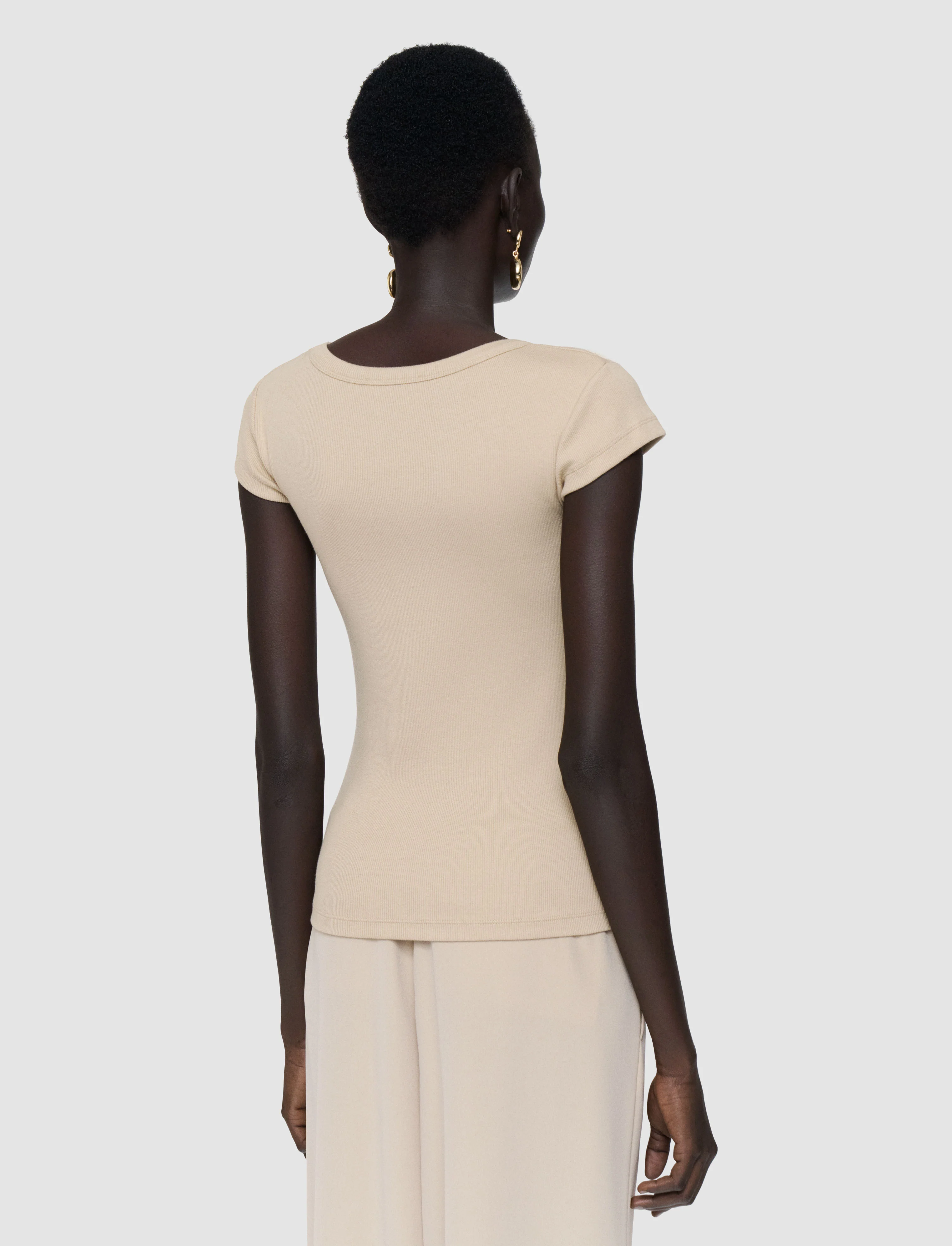 Saba Cotton Rib Top - Image 4