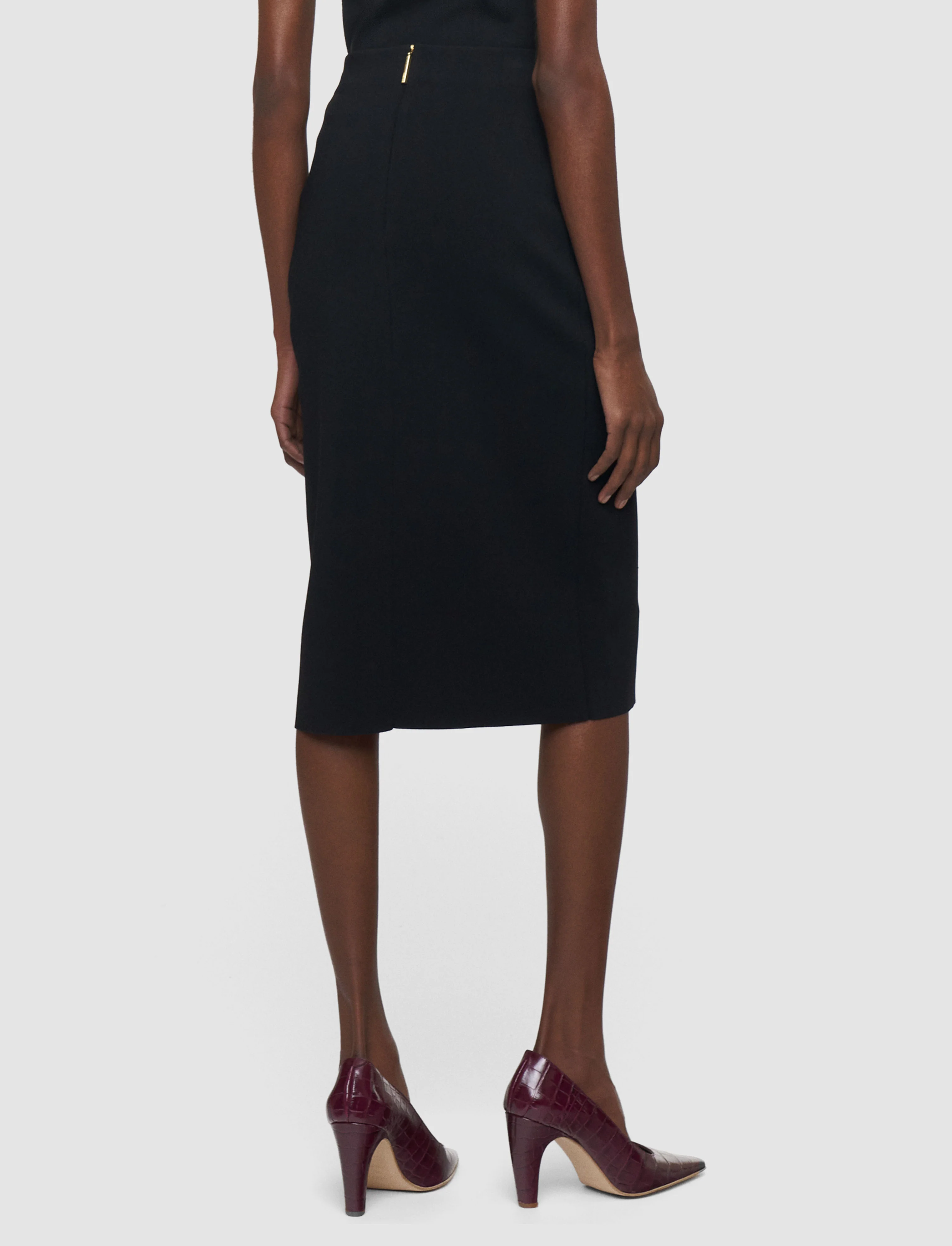 Safir Compact Milano Knit Skirt - Image 3