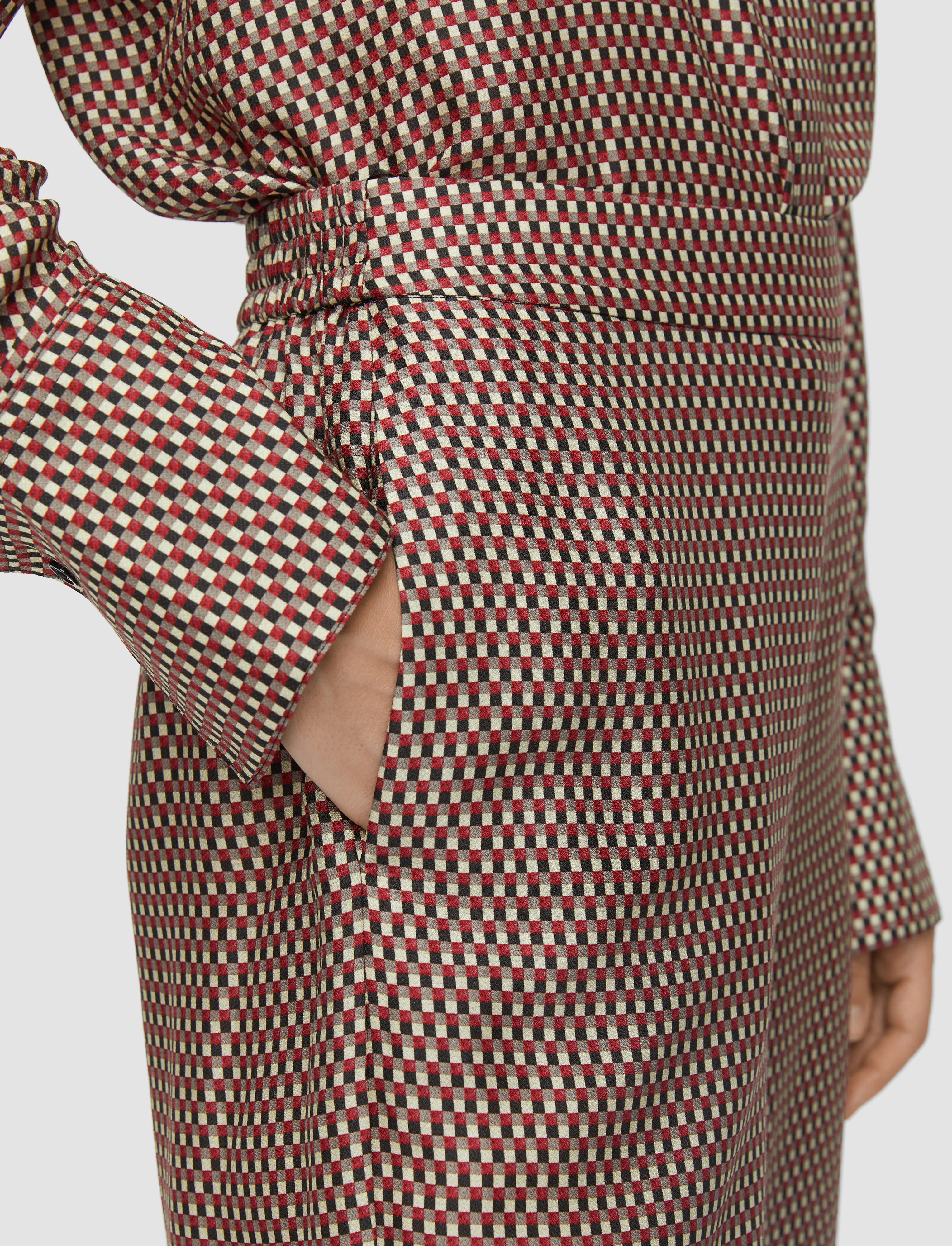 Sahel Printed Silk Blend Trousers - Image 5