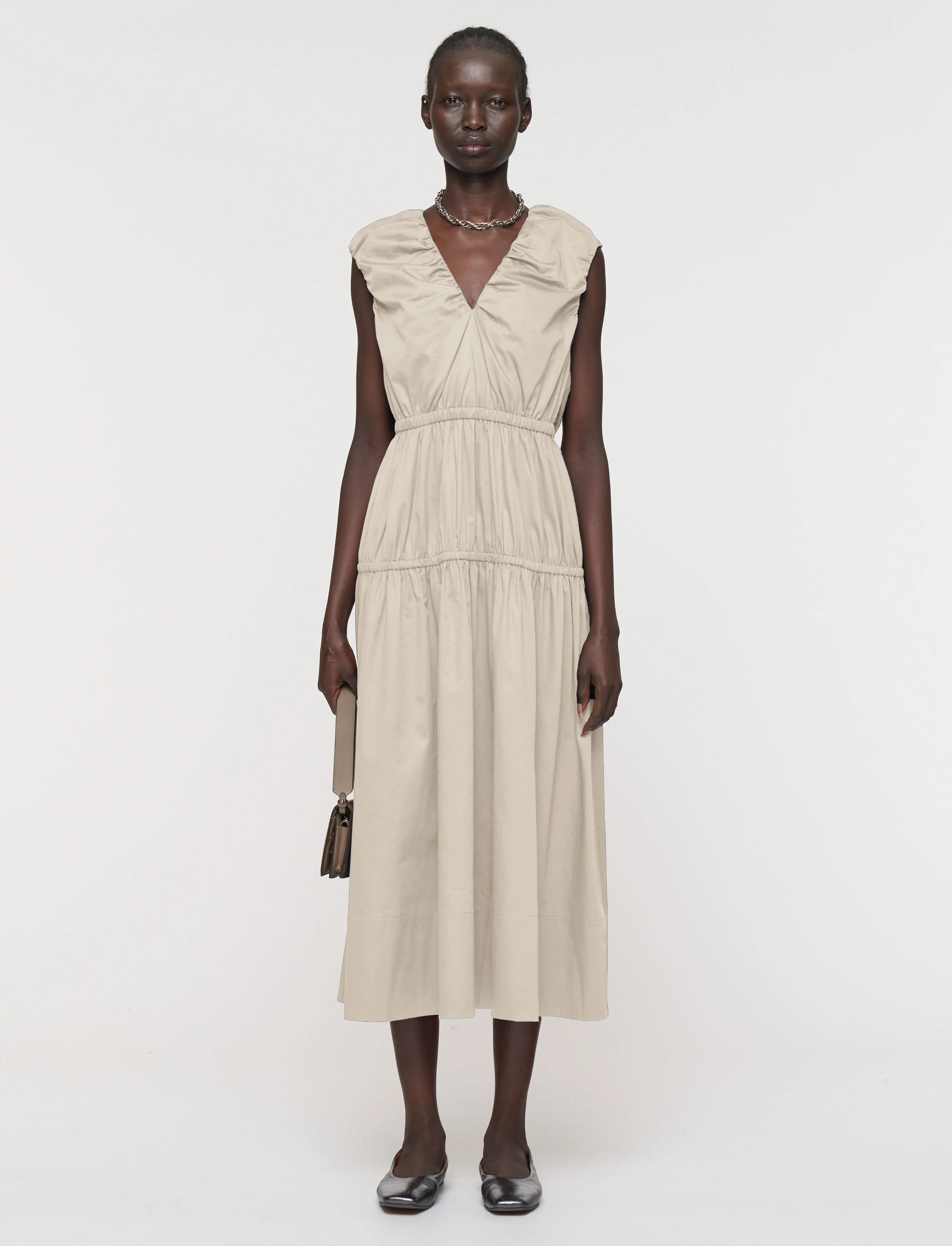 Sembat Cotton Sateen Dress