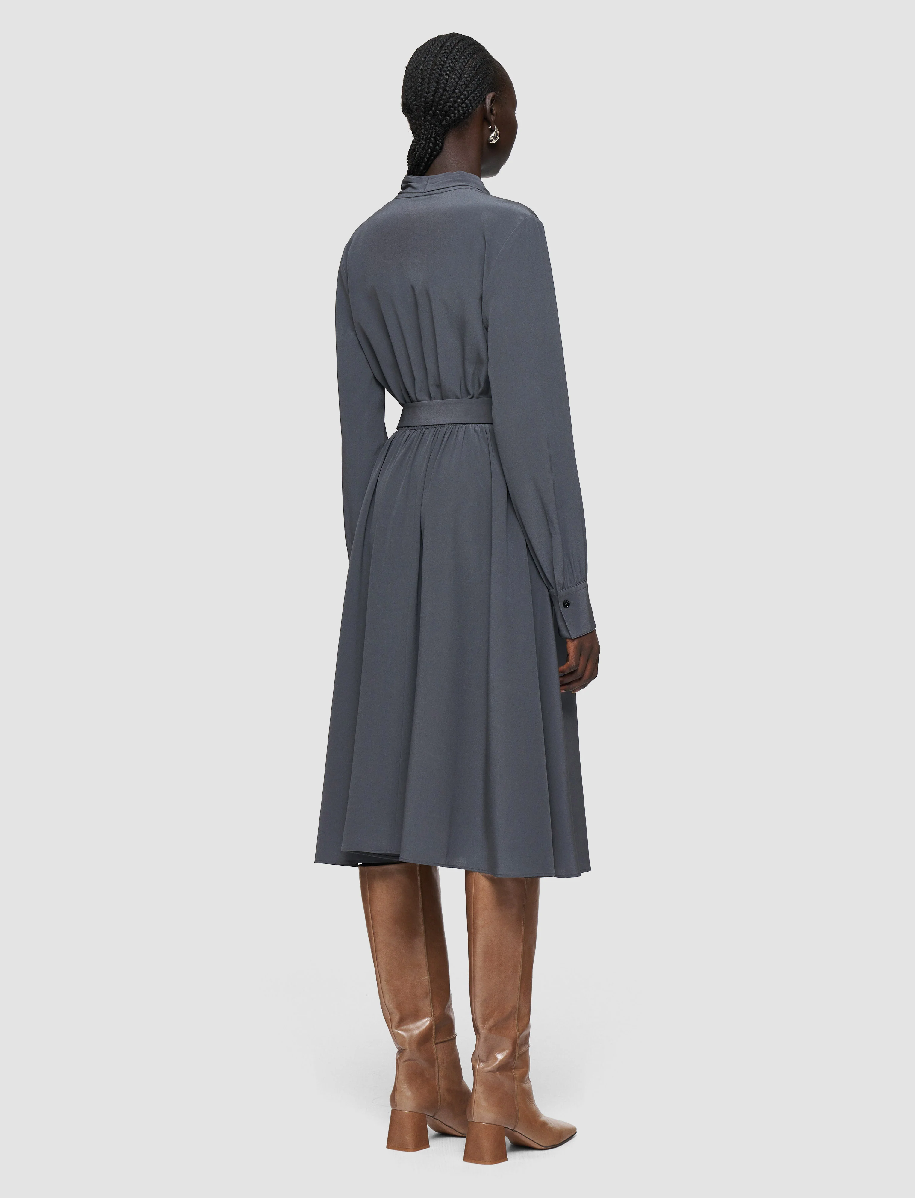 Severin Crepe de Chine Silk Dress - Image 3