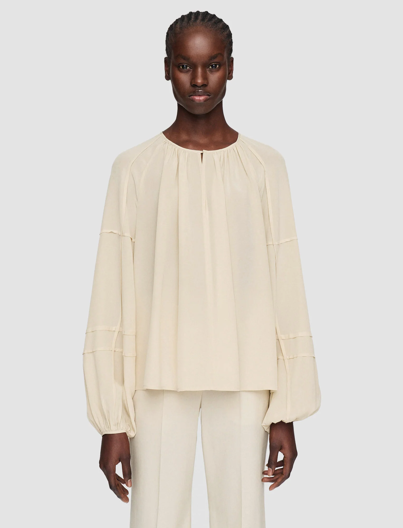 Havre Crepe de Soie Silk Blouse - Image 3