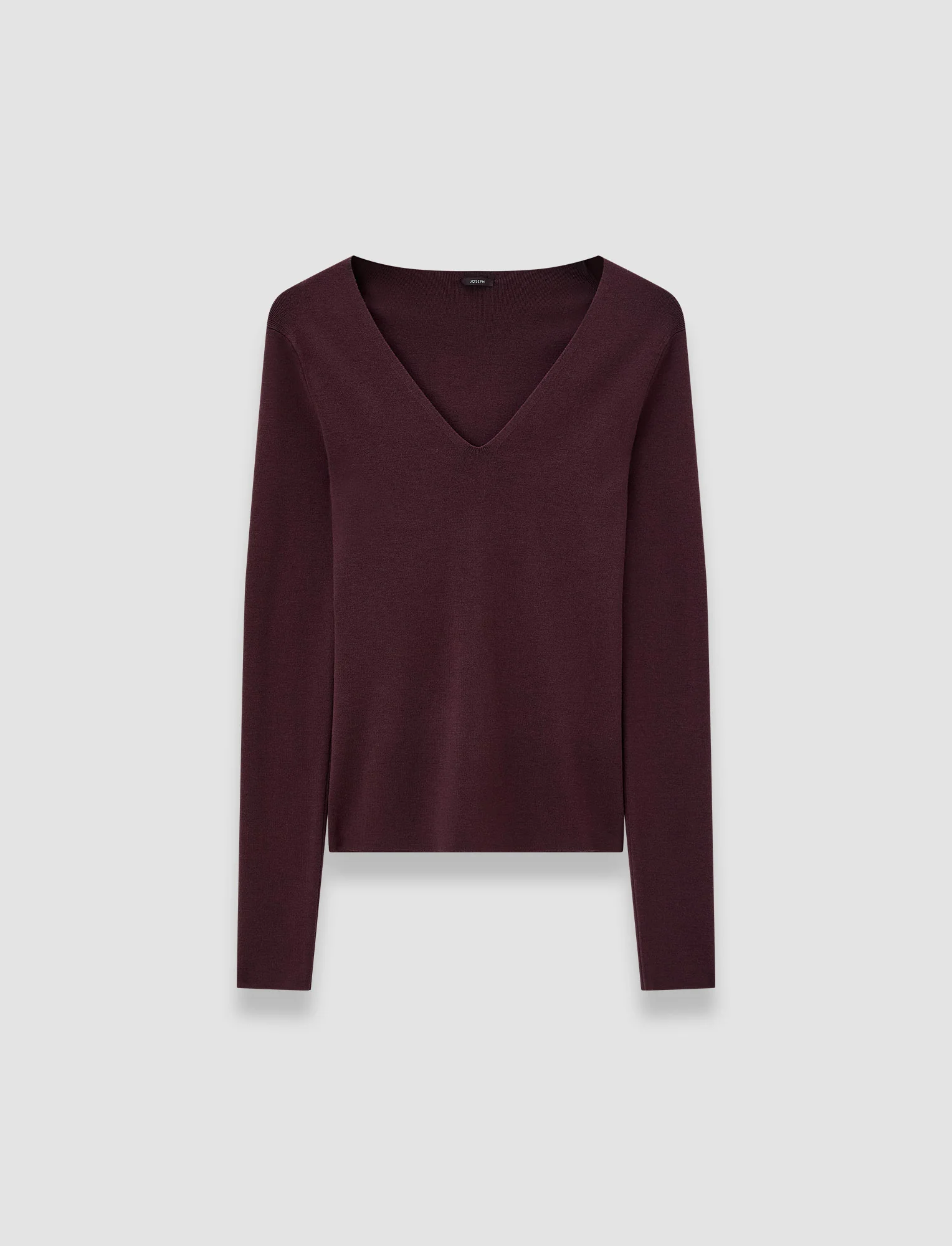 Silk Stretch V Neck Top