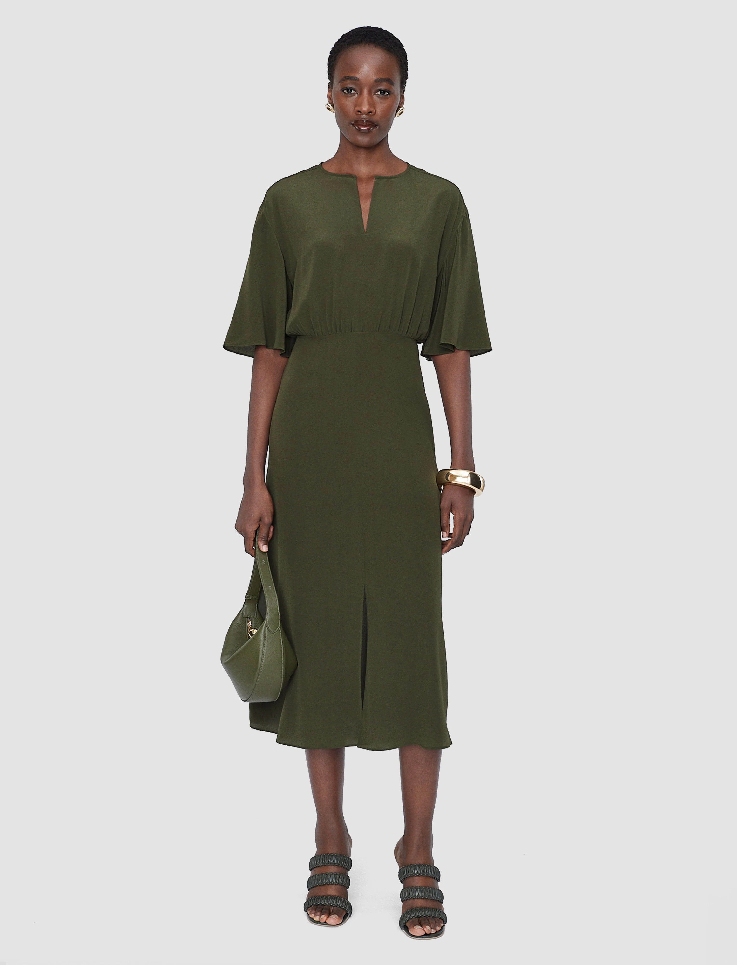 Silsila Crepe de Soie Silk Dress - Image 2