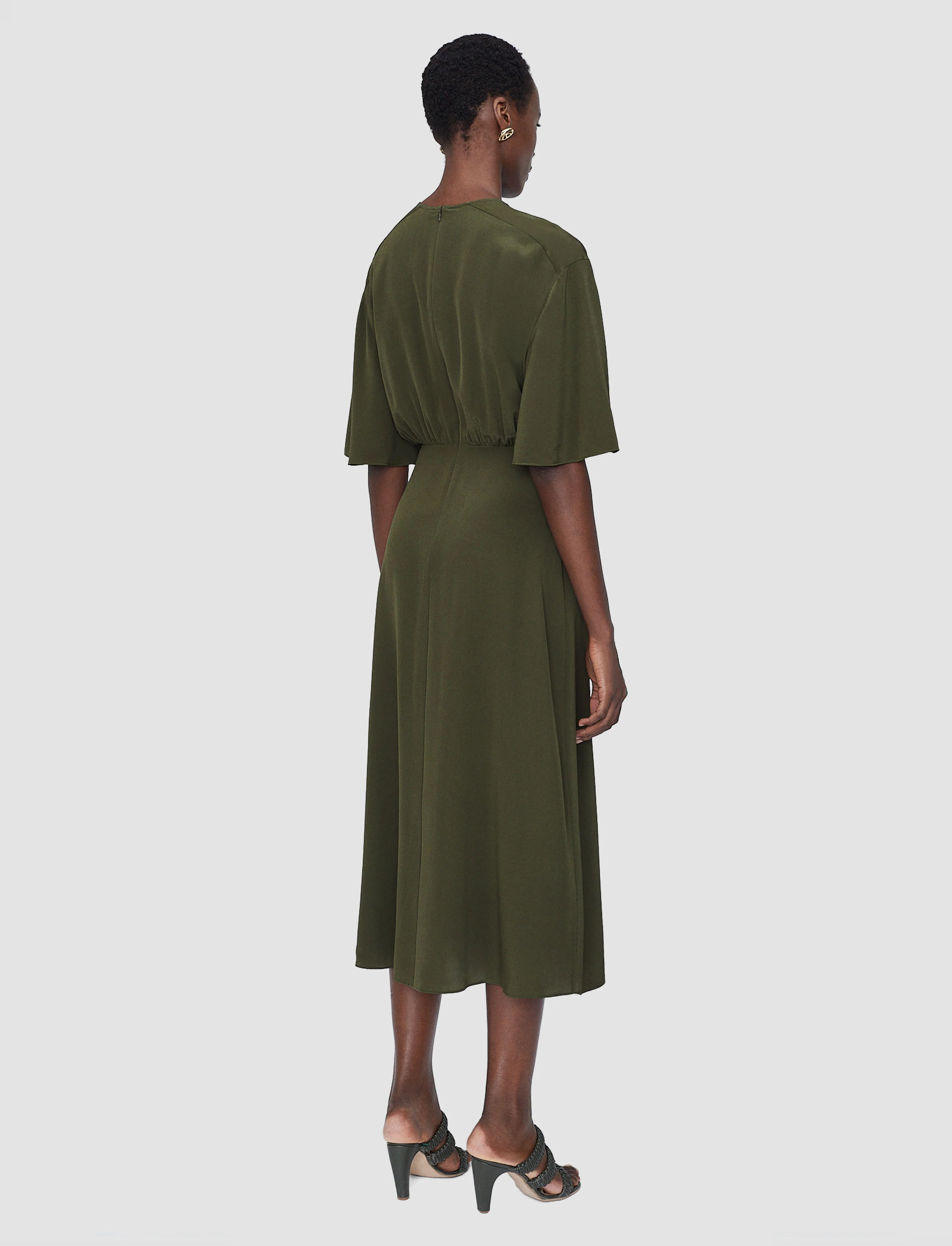 Silsila Crepe de Soie Silk Dress - Image 3