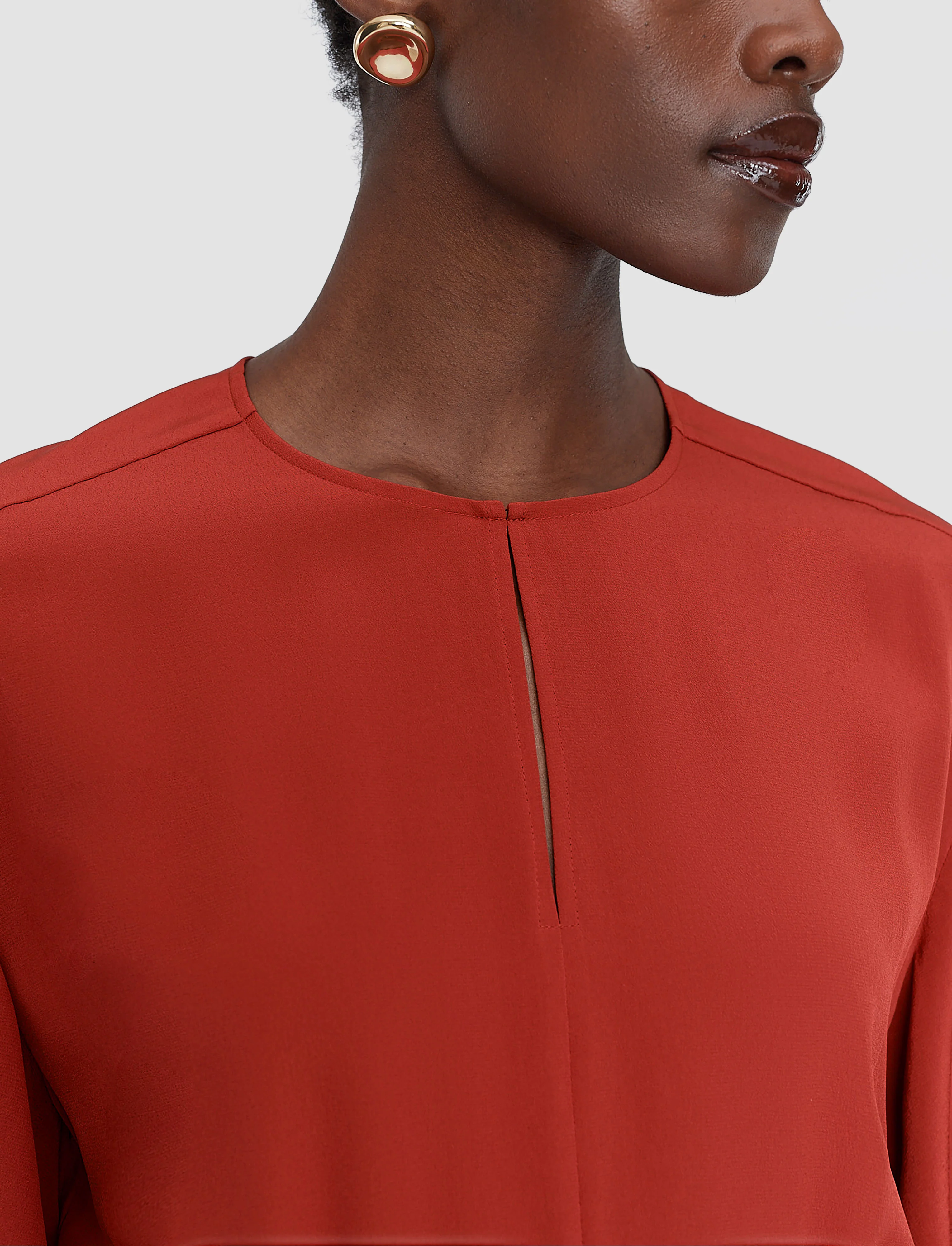 Silsila Crepe de Soie Silk Dress - Image 4