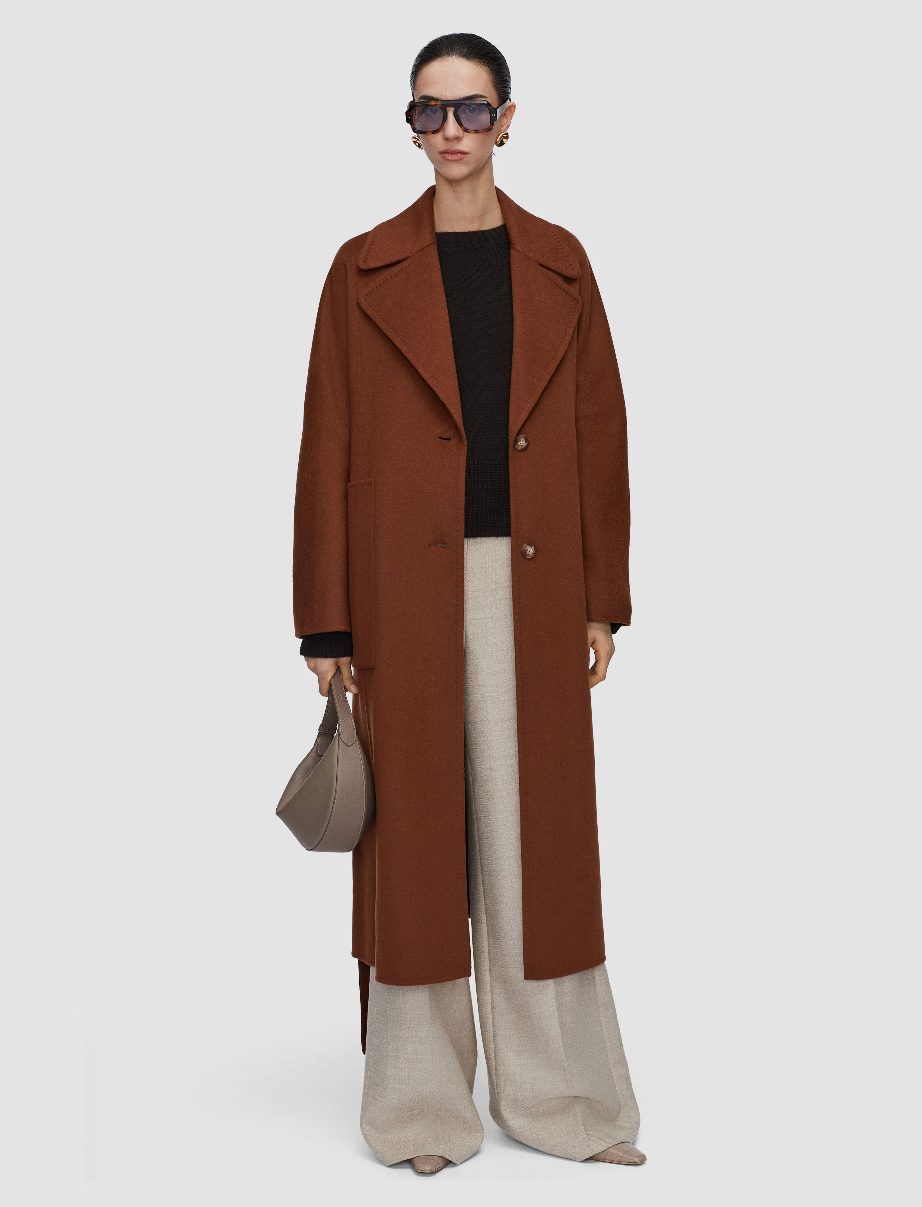 Spencer Double Face Cashmere Coat - Image 3