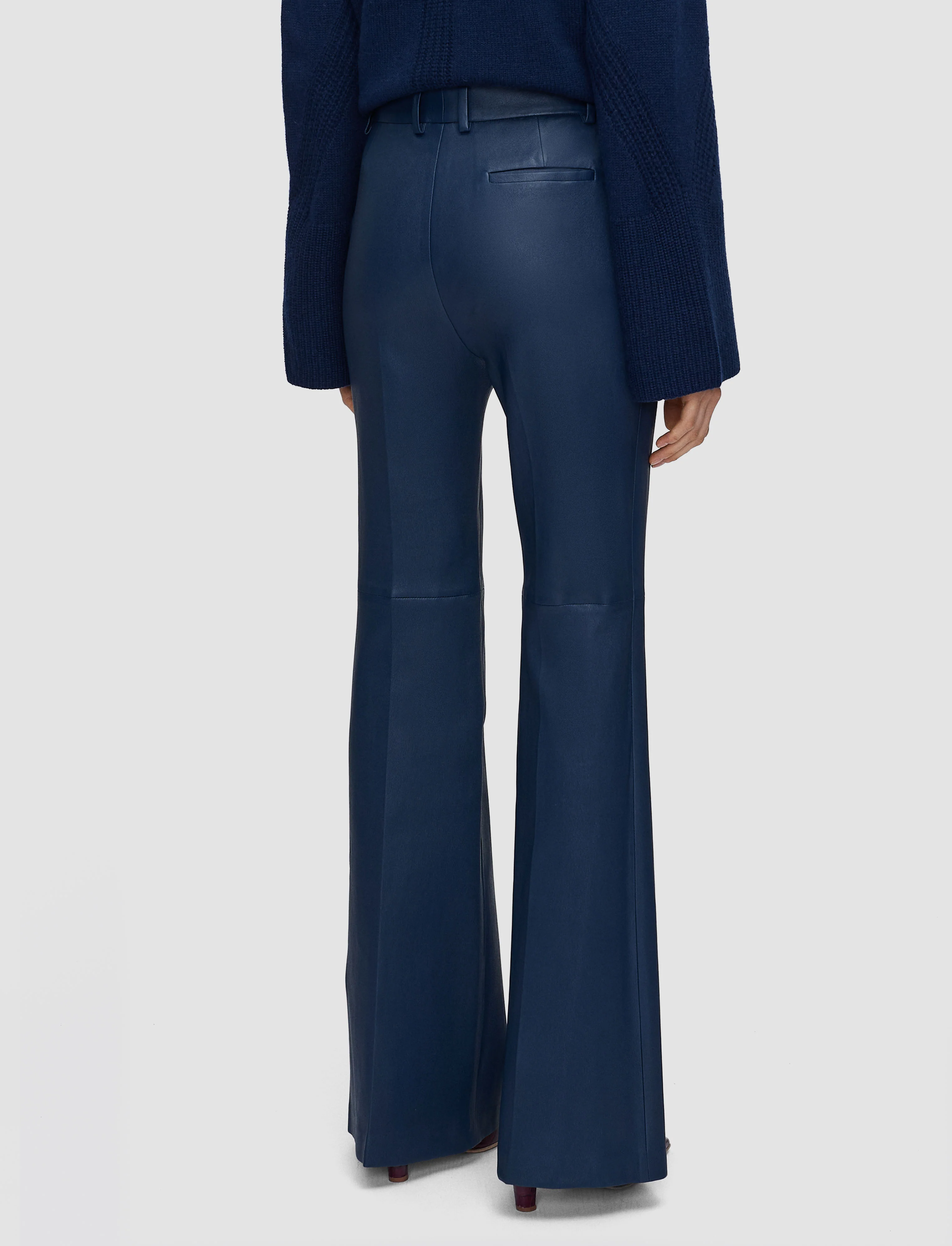 Tafira Leather Stretch Trousers - Image 3