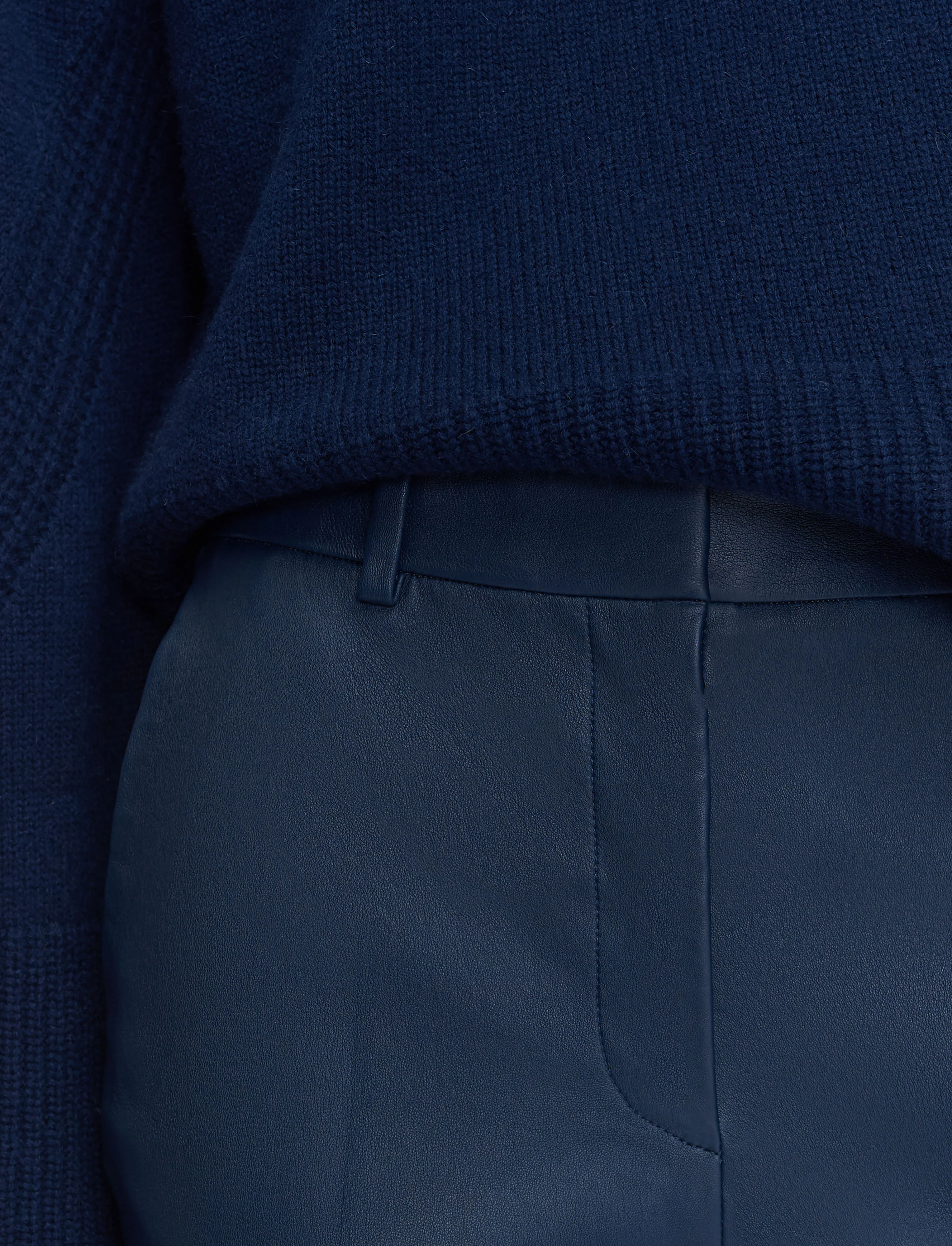 Tafira Leather Stretch Trousers - Image 5