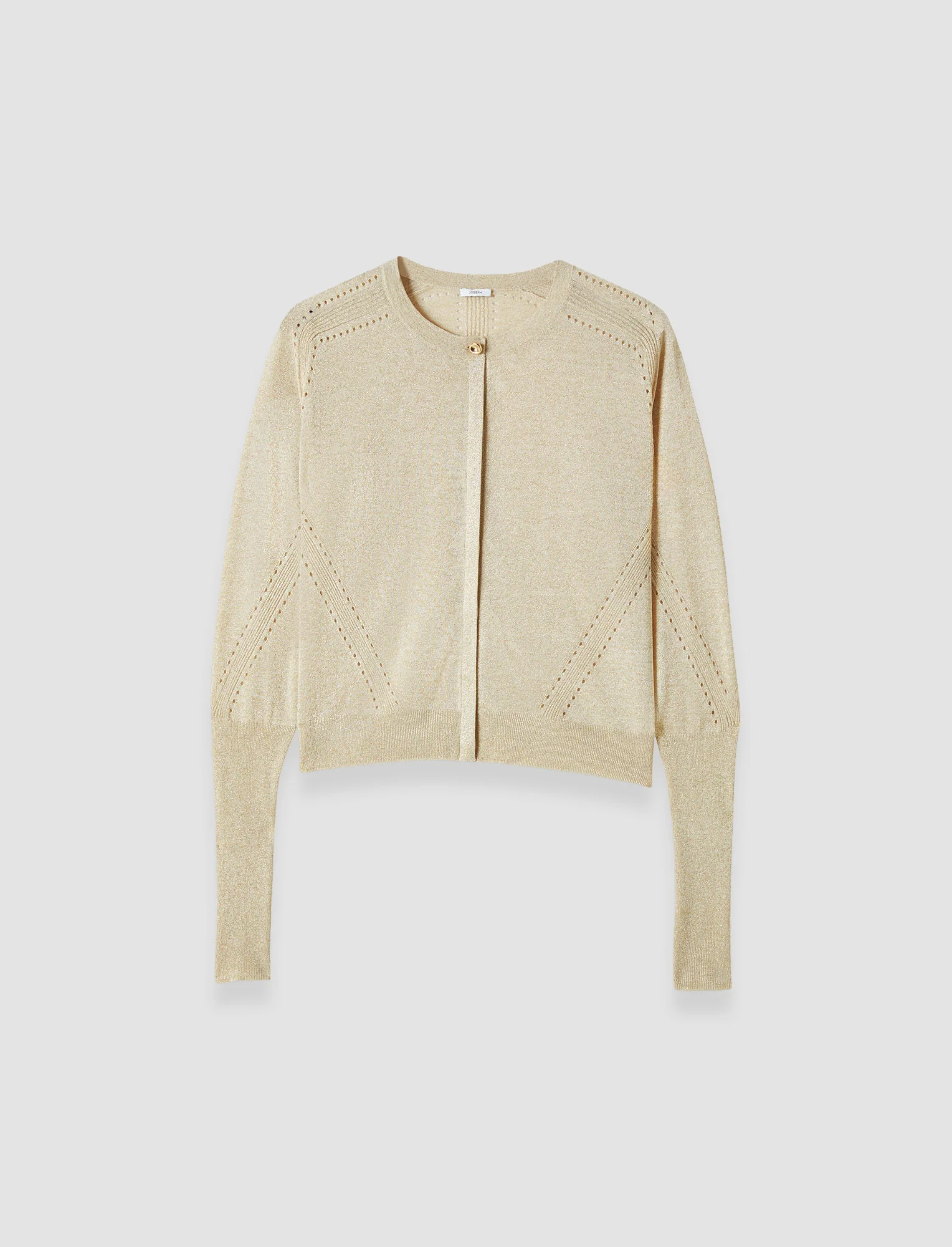 Tasse Lurex Knit Cardigan