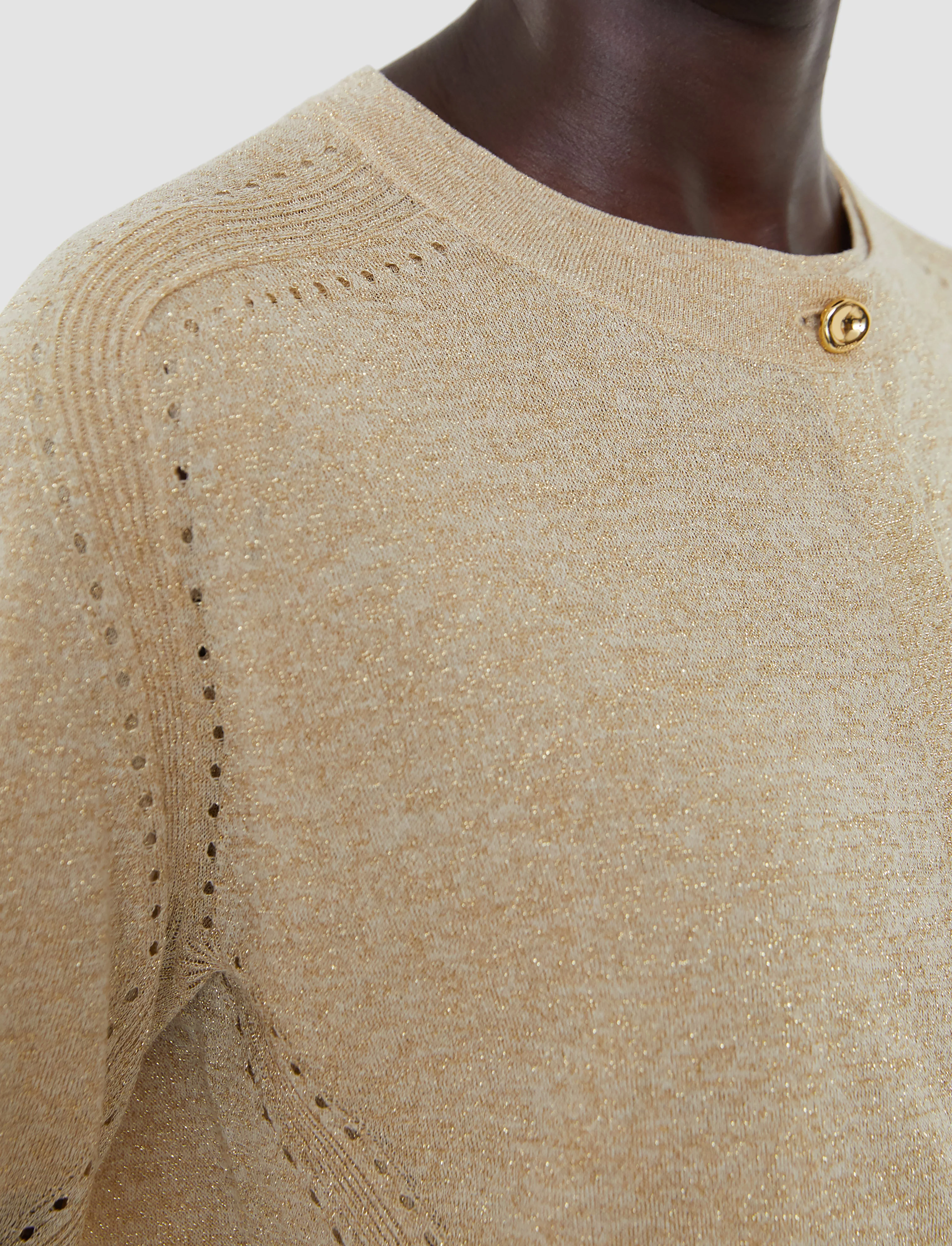 Tasse Lurex Knit Cardigan - Image 5