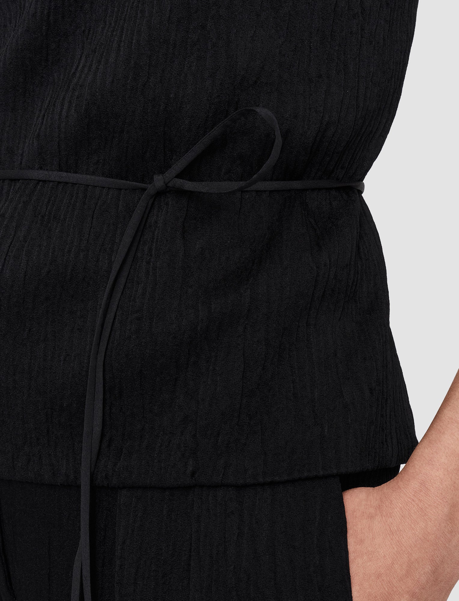 Textured Viscose Baste Backless Top - Image 6