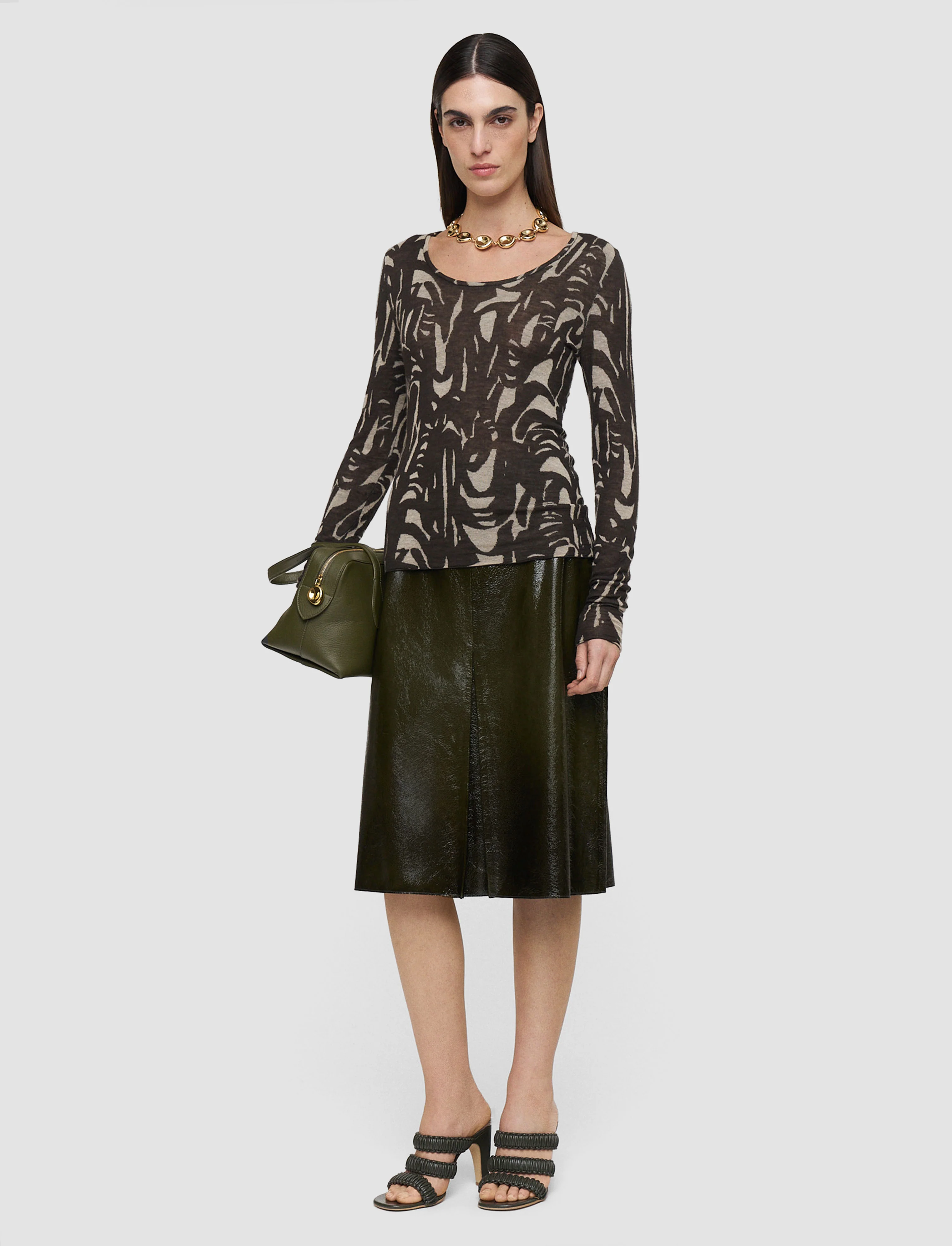 Villa Cashair Jacquard Top - Image 2