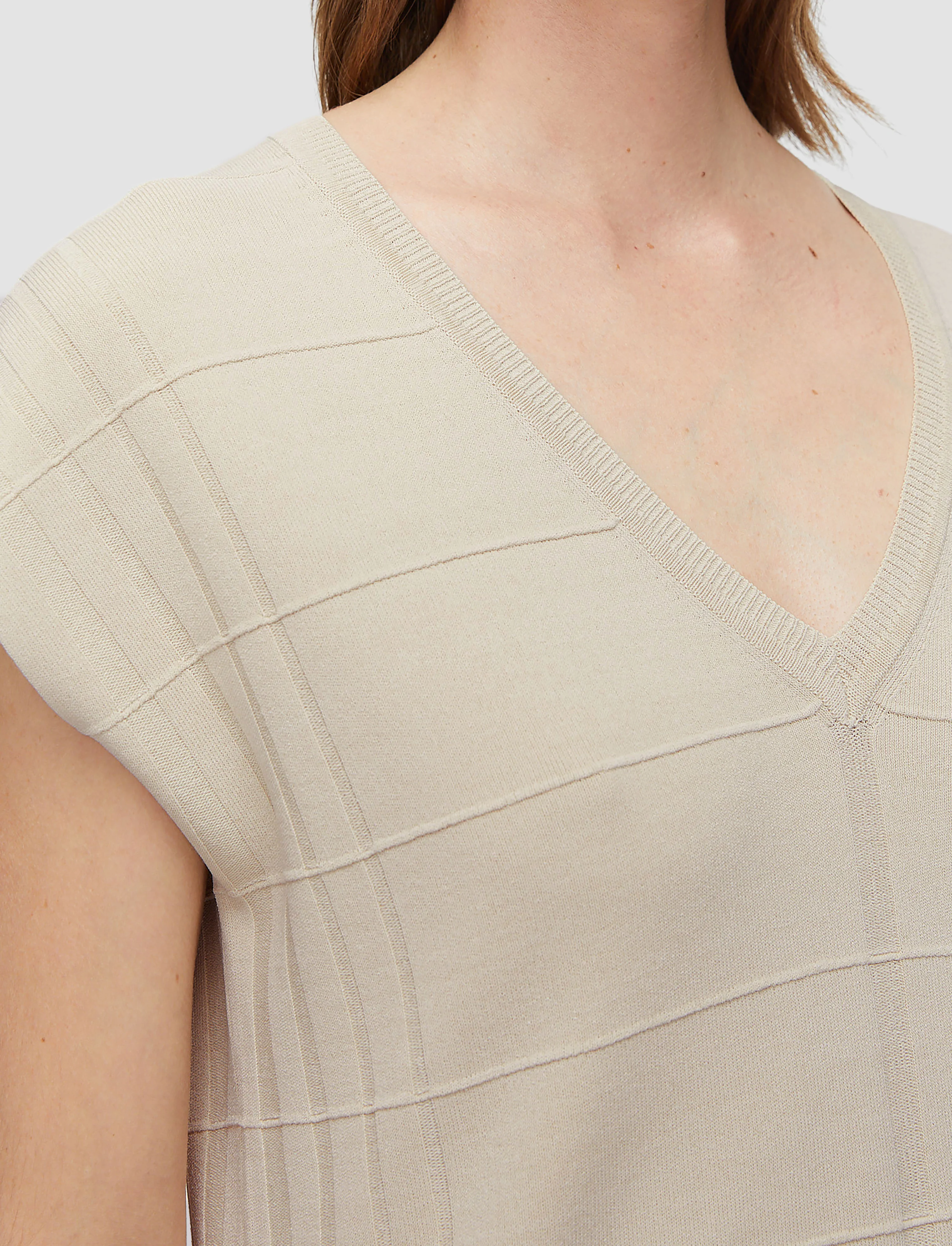 Viscose Grid Knit Top - Image 5