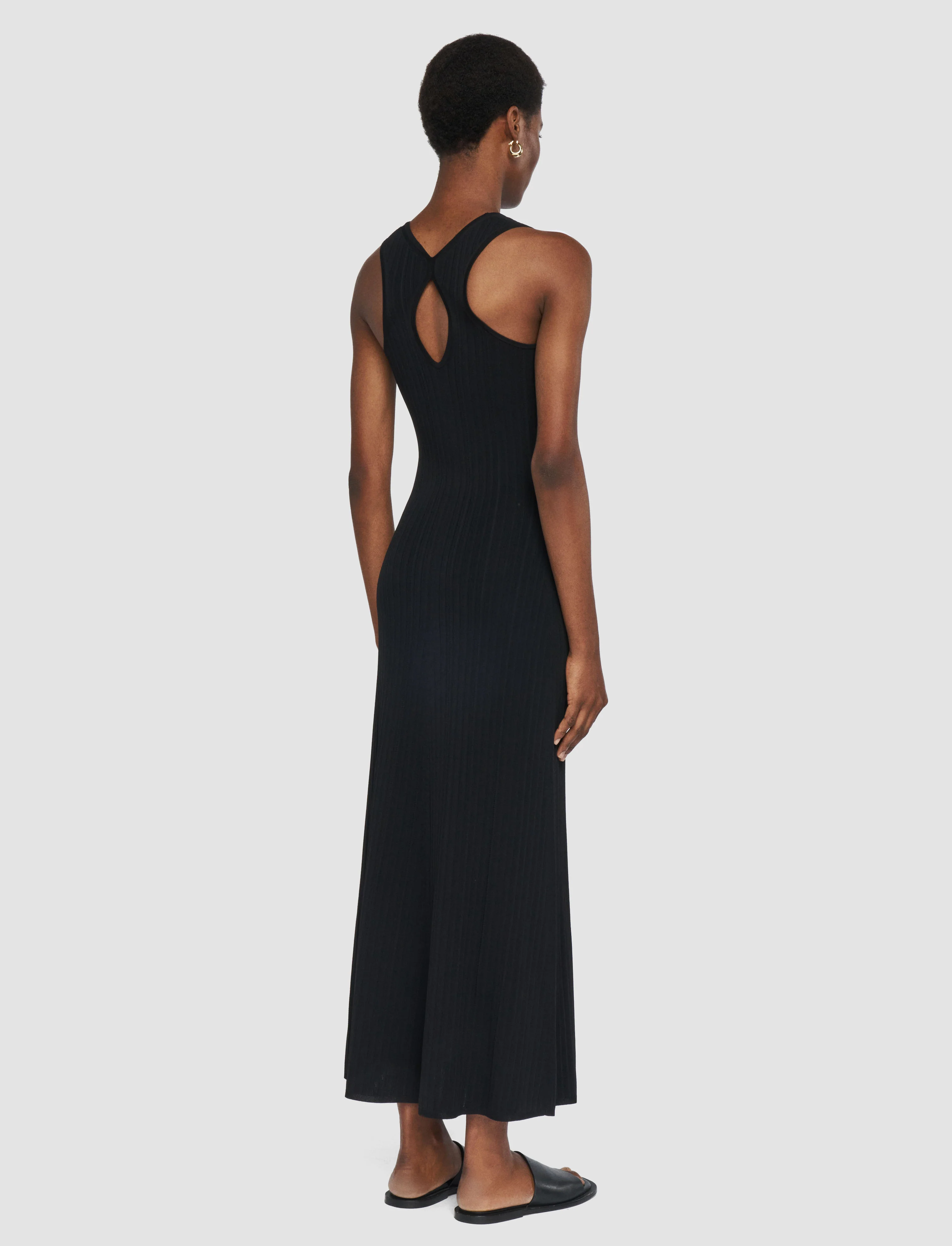 Viscose Rib Knit Dress - Image 3