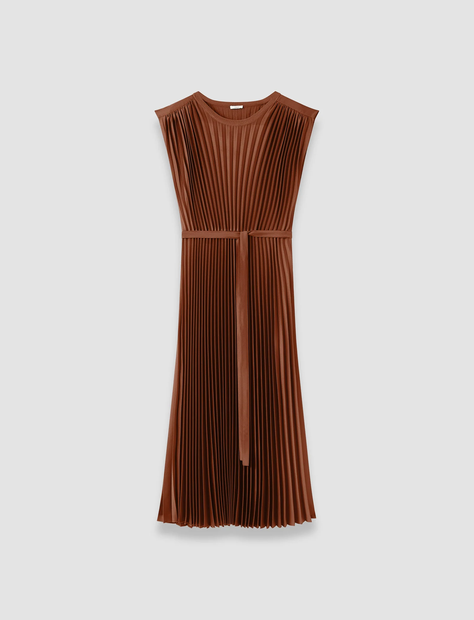 Volta Knit Weave Plissé Dress