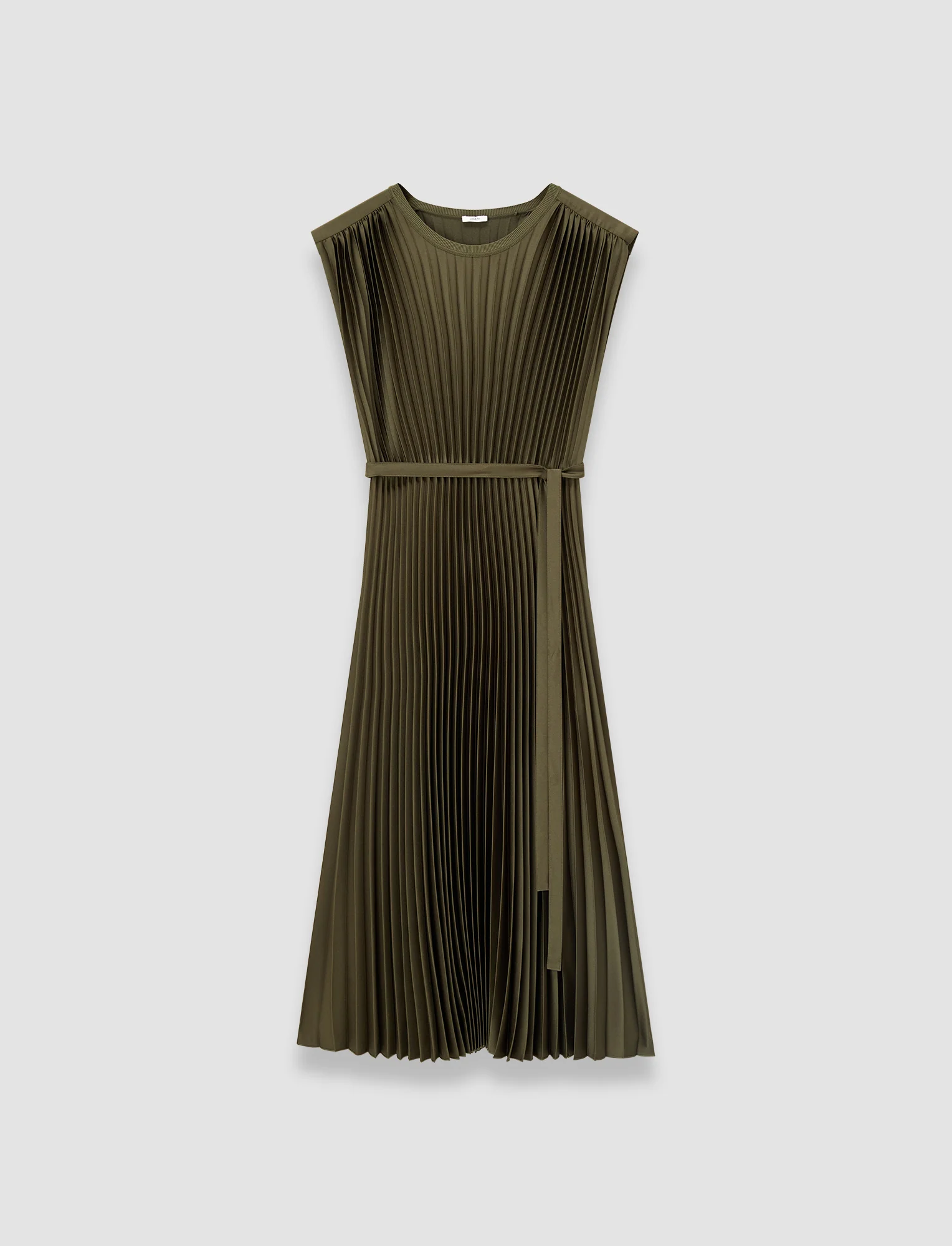 Volta Knit Weave Plissé Dress