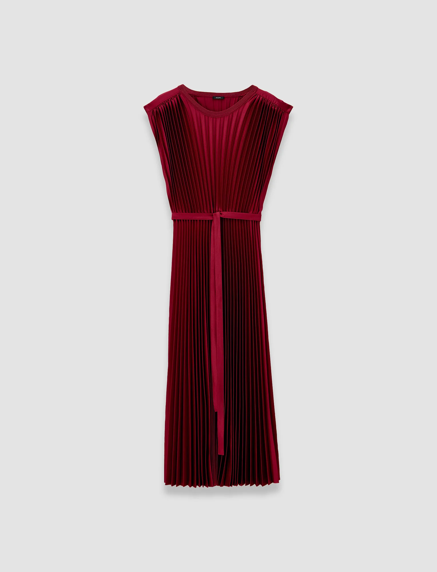 Volta Knit Weave Plissé Dress