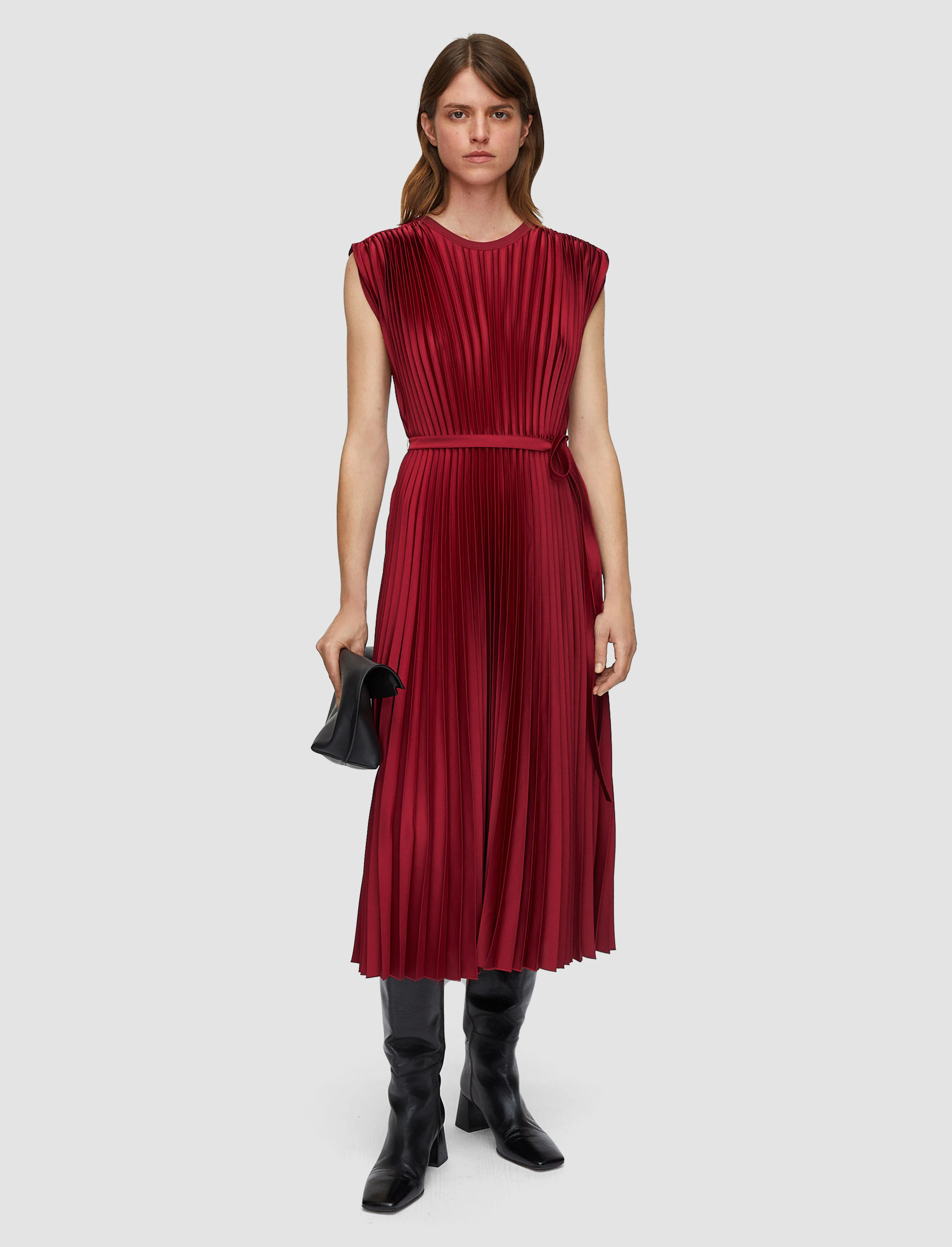Volta Knit Weave Plissé Dress - Image 2