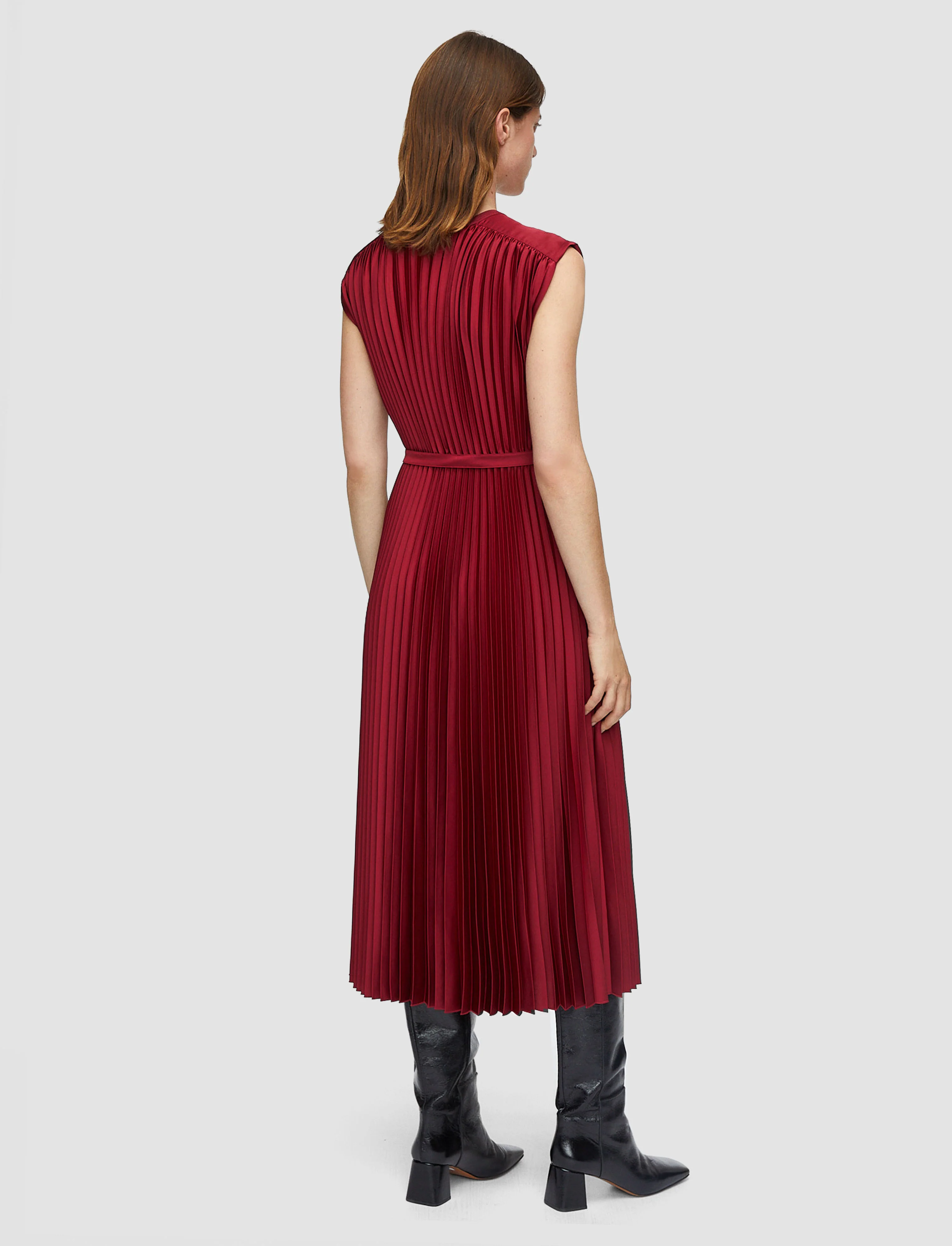 Volta Knit Weave Plissé Dress - Image 3
