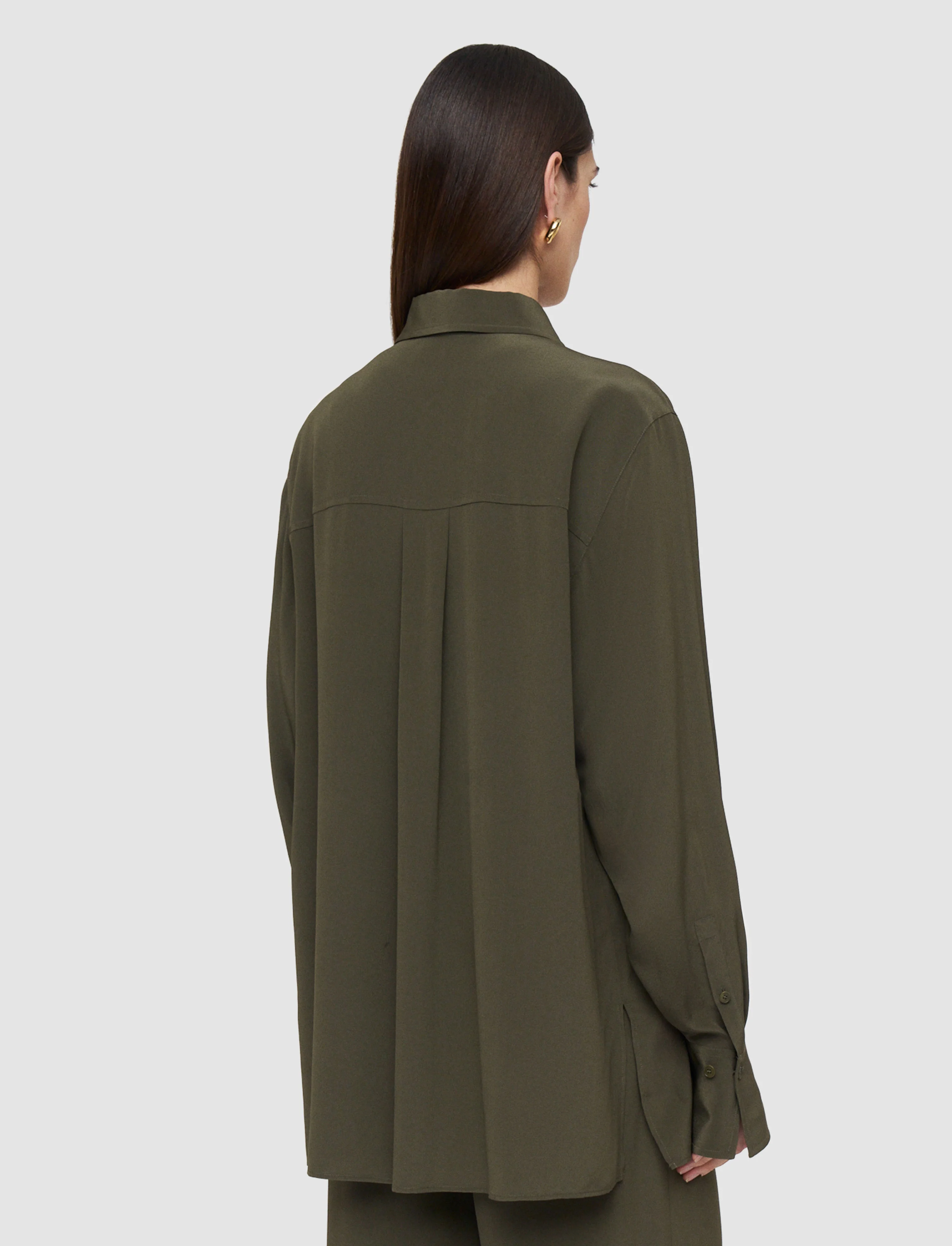 Yas Crepe de Soie Silk Shirt - Image 4