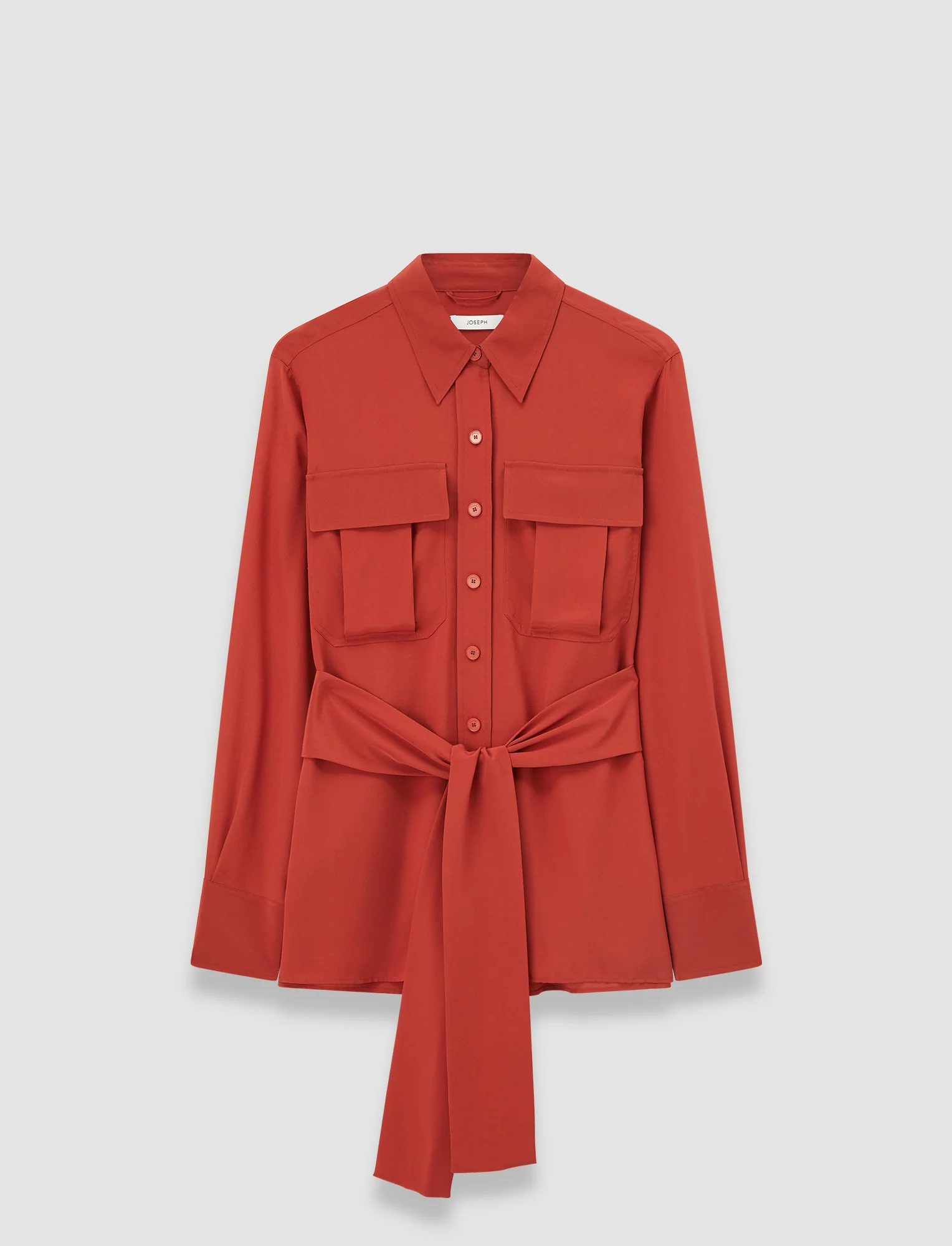 Yas Crepe de Soie Silk Shirt