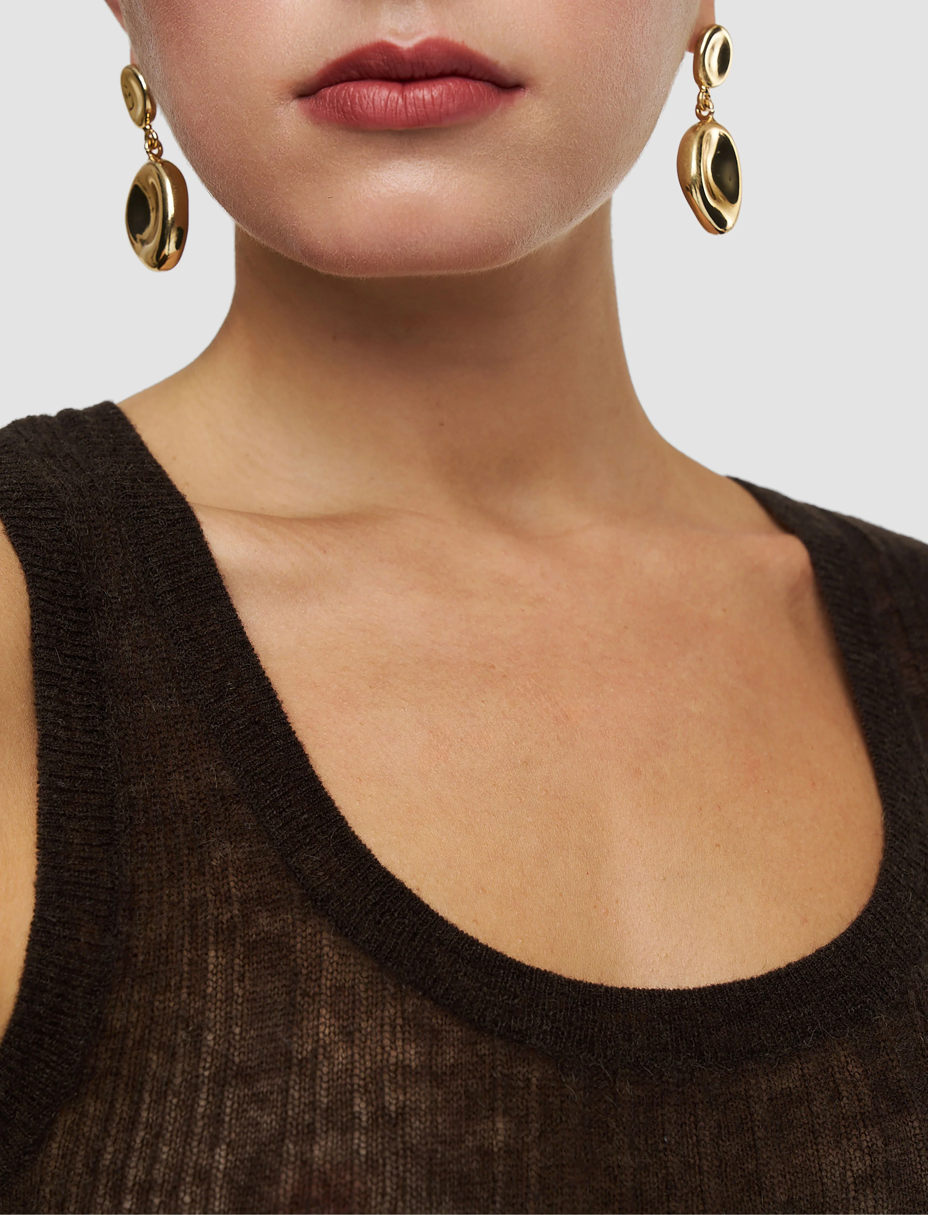 Ycaza Sheer Wool Rib Vest - Image 5