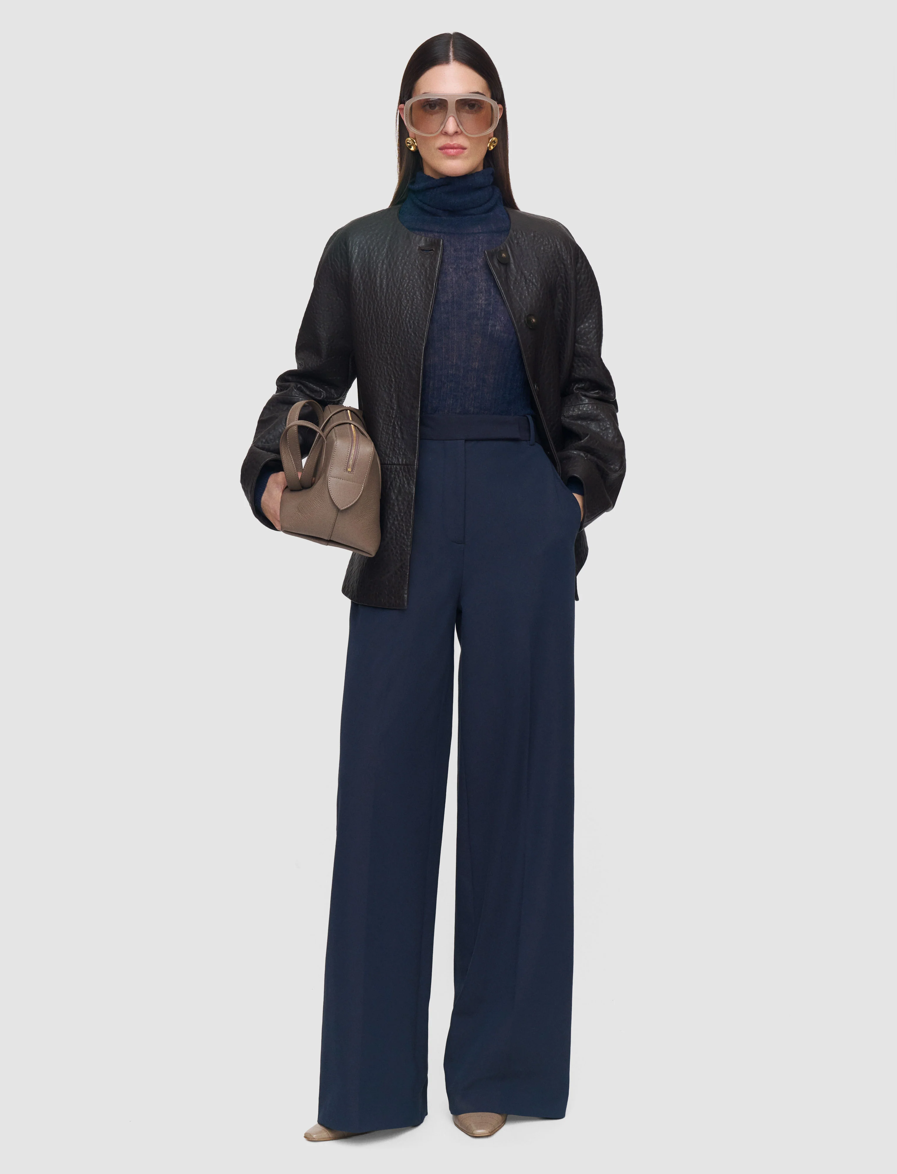 Yukio Gabardine Stretch Trousers - Image 2